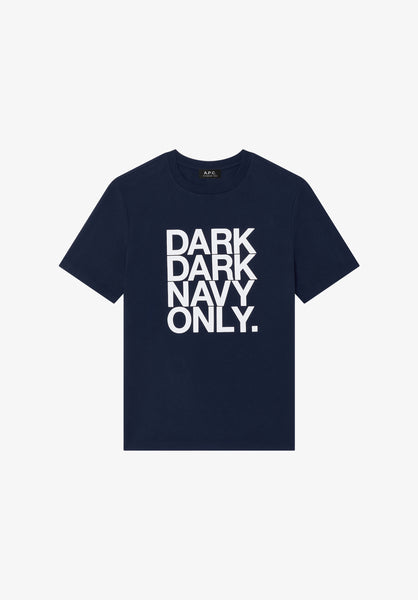 Dark dark navy only T-shirt | T-shirts | A.P.C. Ready-to-Wear