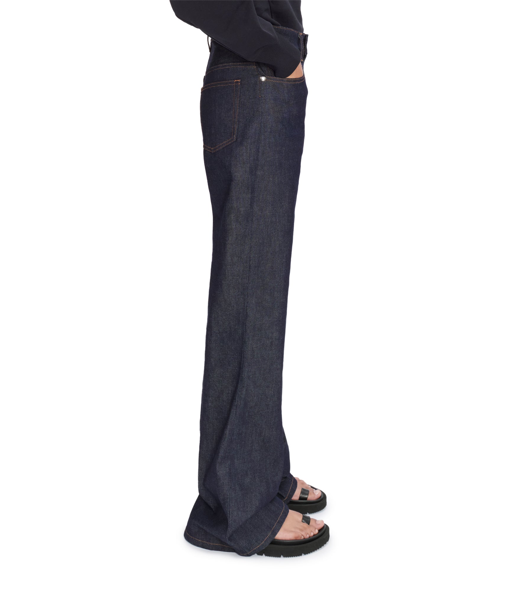 デニム・ジーパン A.P.C. Women Denim Pants COHBB F09181BAA Beige A.P.C. Women's Denim Jeans | Timeless Appeal | Ready-to-Wear