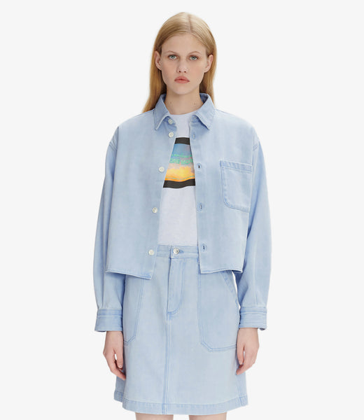 ジャケット APC Women's Denim Shirt Jacket COGDFF02780-IAI 23970020_54589110_1000.jpg