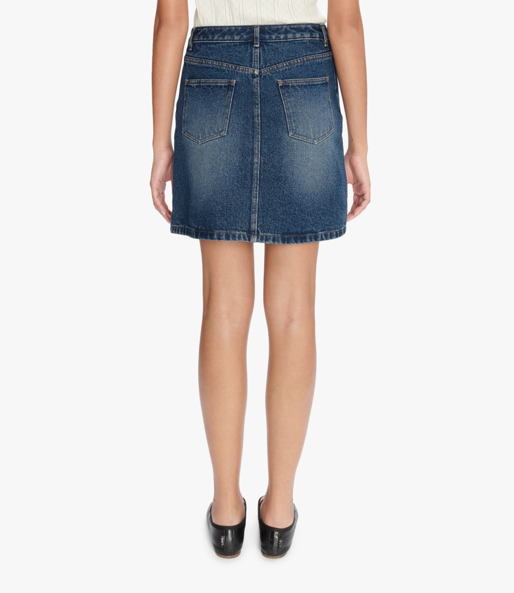 Standard skirt | Soft feminine denim | A.P.C. Ready-to-Wear