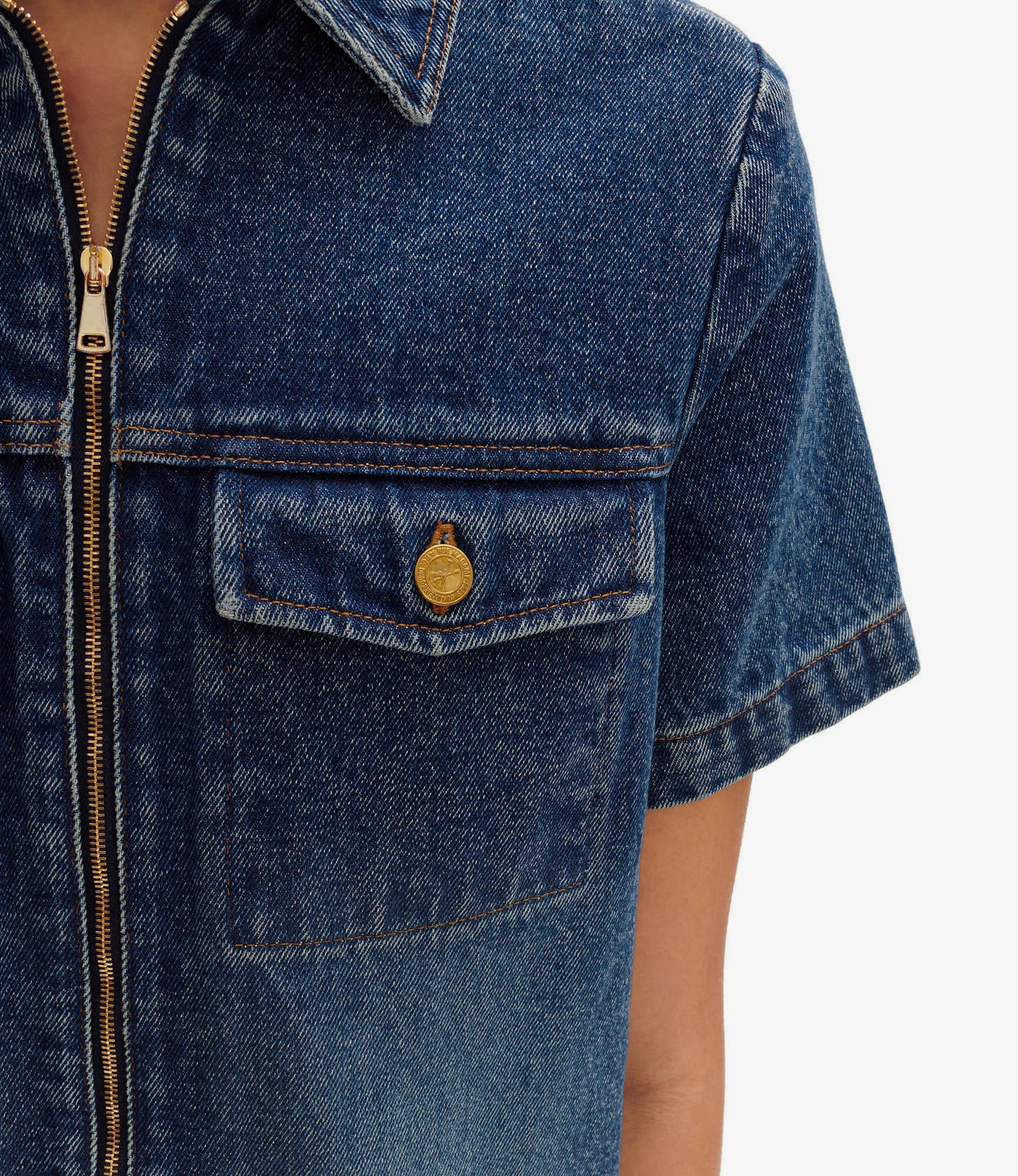 A.P.C.[アーペーセー] Amanda Dress Amanda dress | Soft feminine denim | A.P.C. Ready-to-Wear