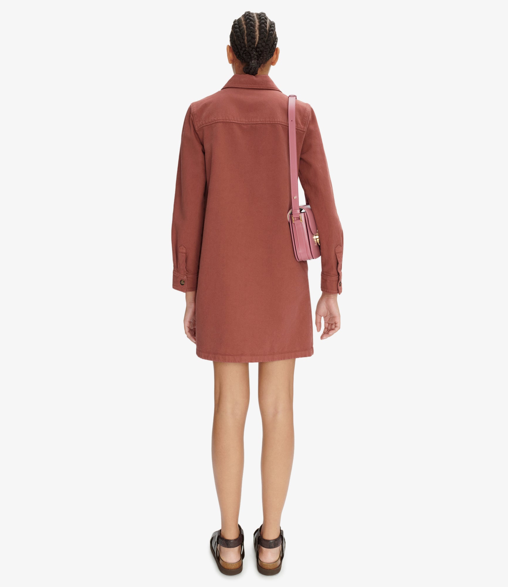 Mia dress | Dyed organic cotton denim | A.P.C. Ready-to-Wear