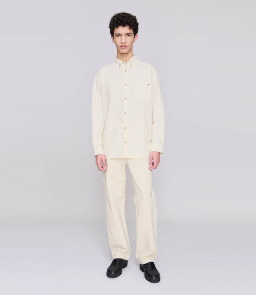 Mateo Logo shirt | Dyed organic Oxford cloth | A.P.C. Ready-to-Wear