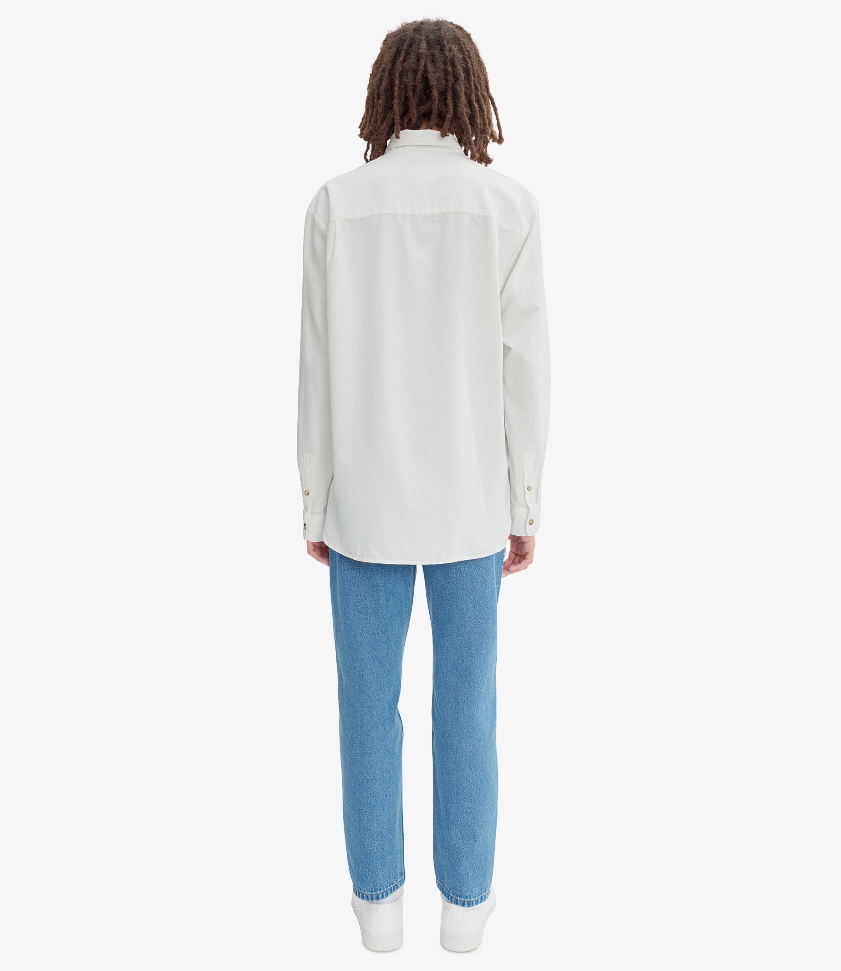 ★★APC All Purpose Creams★★ Matteo Logo Shirt White COHAH Mateo Logo shirt | Lightweight fine-wale corduroy | A.P.C.