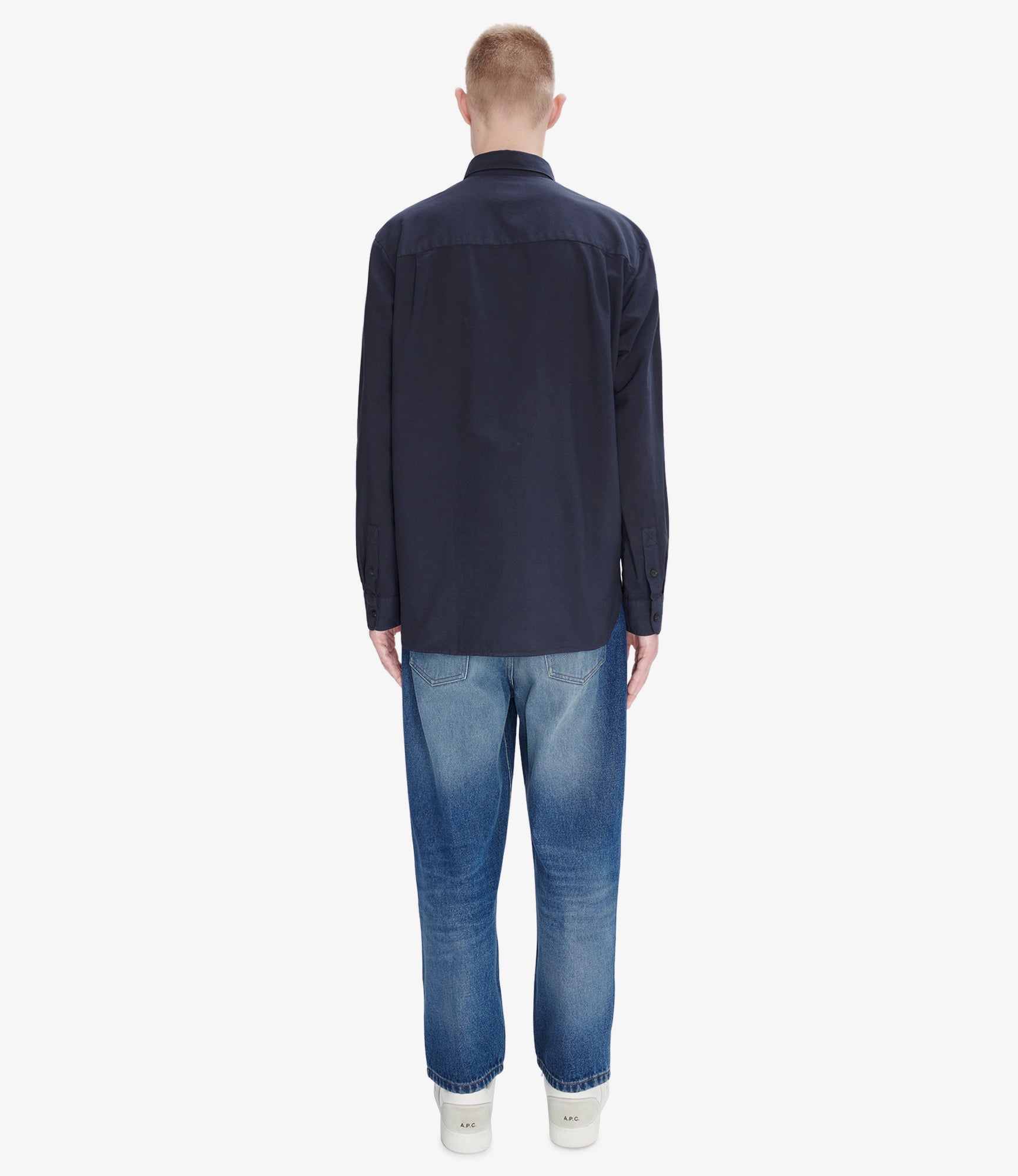Tシャツ・カットソー A.P.C. FW25 \"CHEMISE MATHIAS\" SHIRT (COHAL H12586 IAI) Mathias シャツ｜HOMME ｜A.P.C. | アーペーセー日本公式