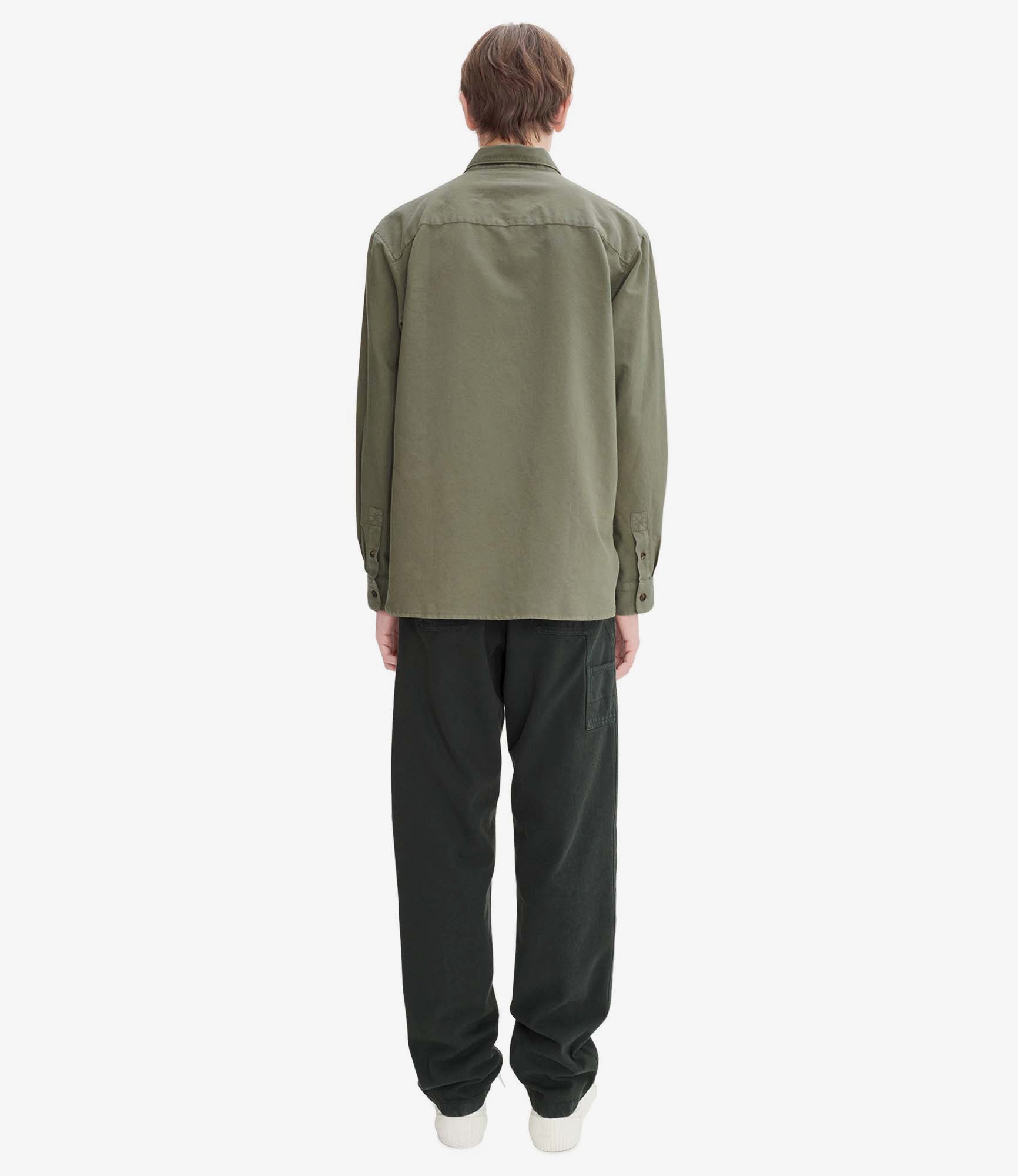 Mateo Logo shirt | Dyed organic Oxford cloth | A.P.C. Ready-to-Wear