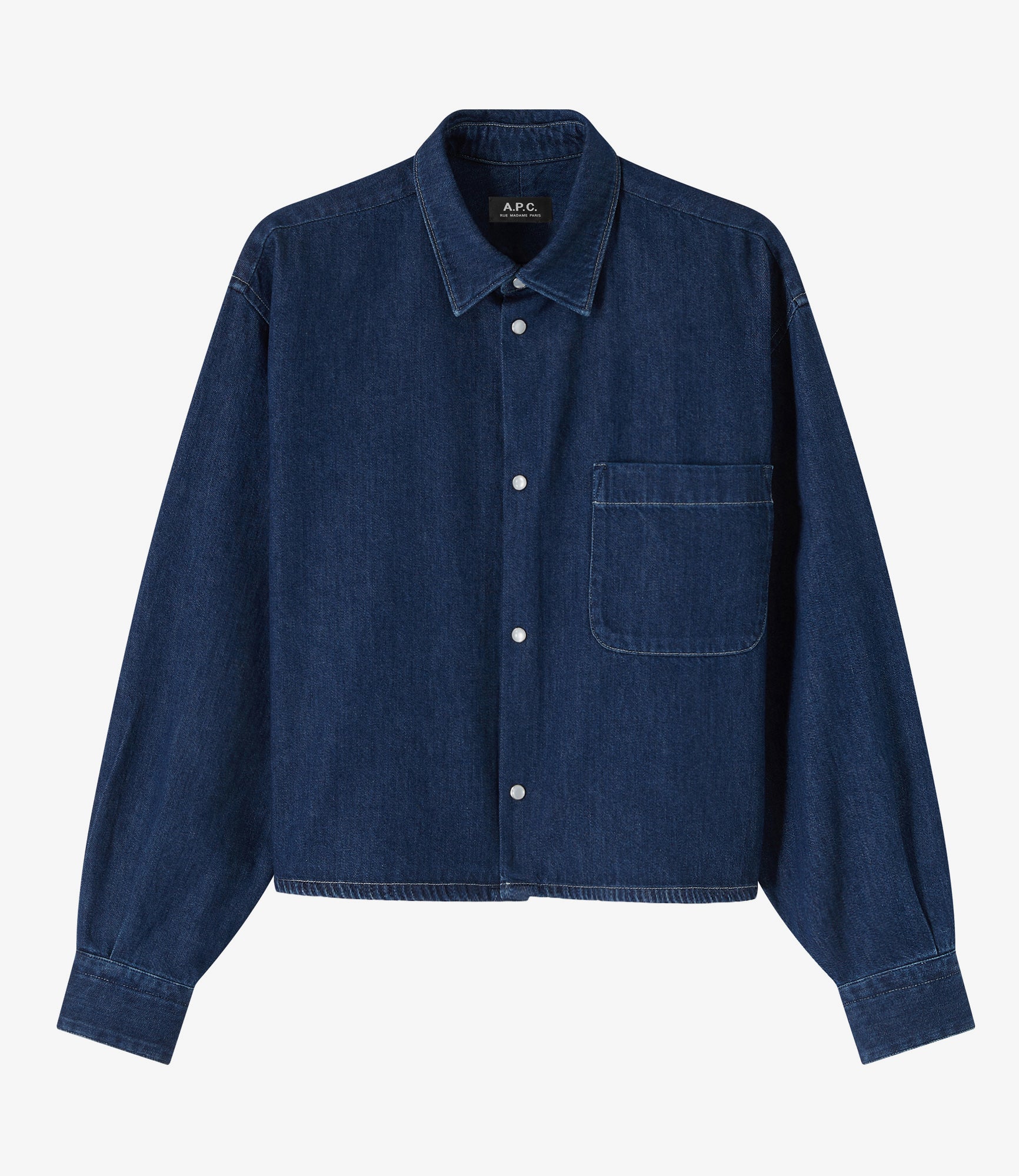 Samantha overshirt | Lightweight organic denim | A.P.C.