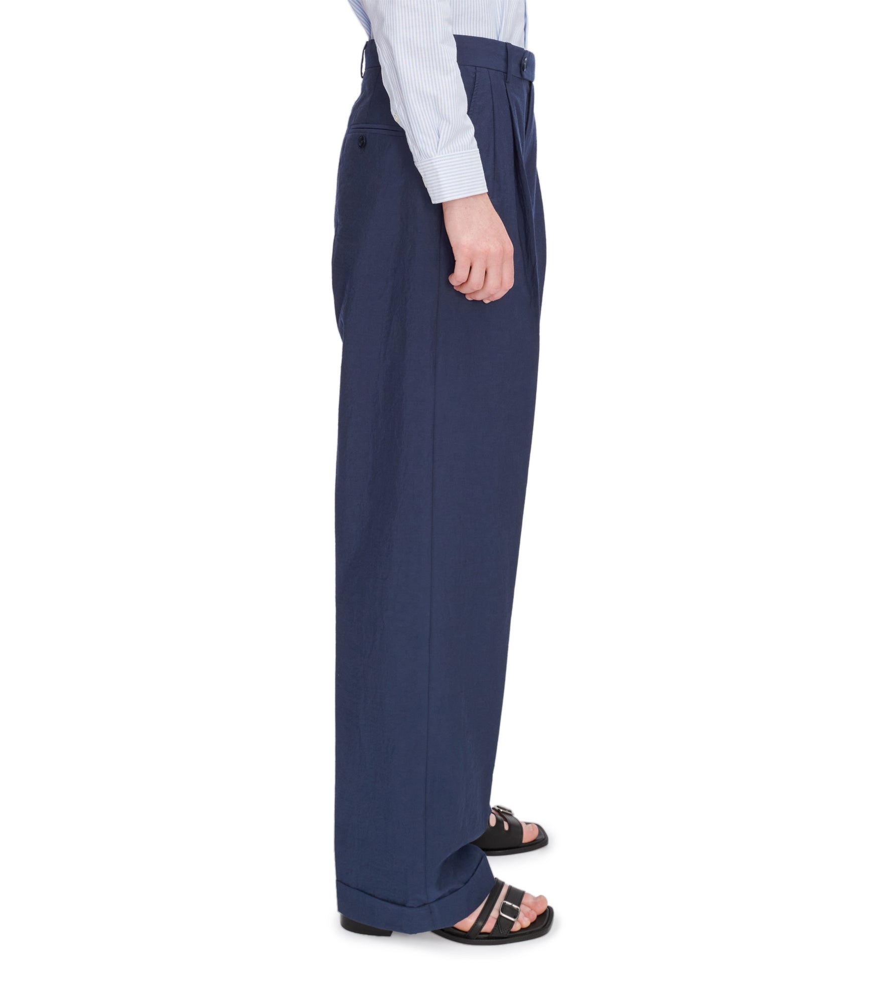 Melissa pants | Technical cotton with crinkled finish | A.P.C.