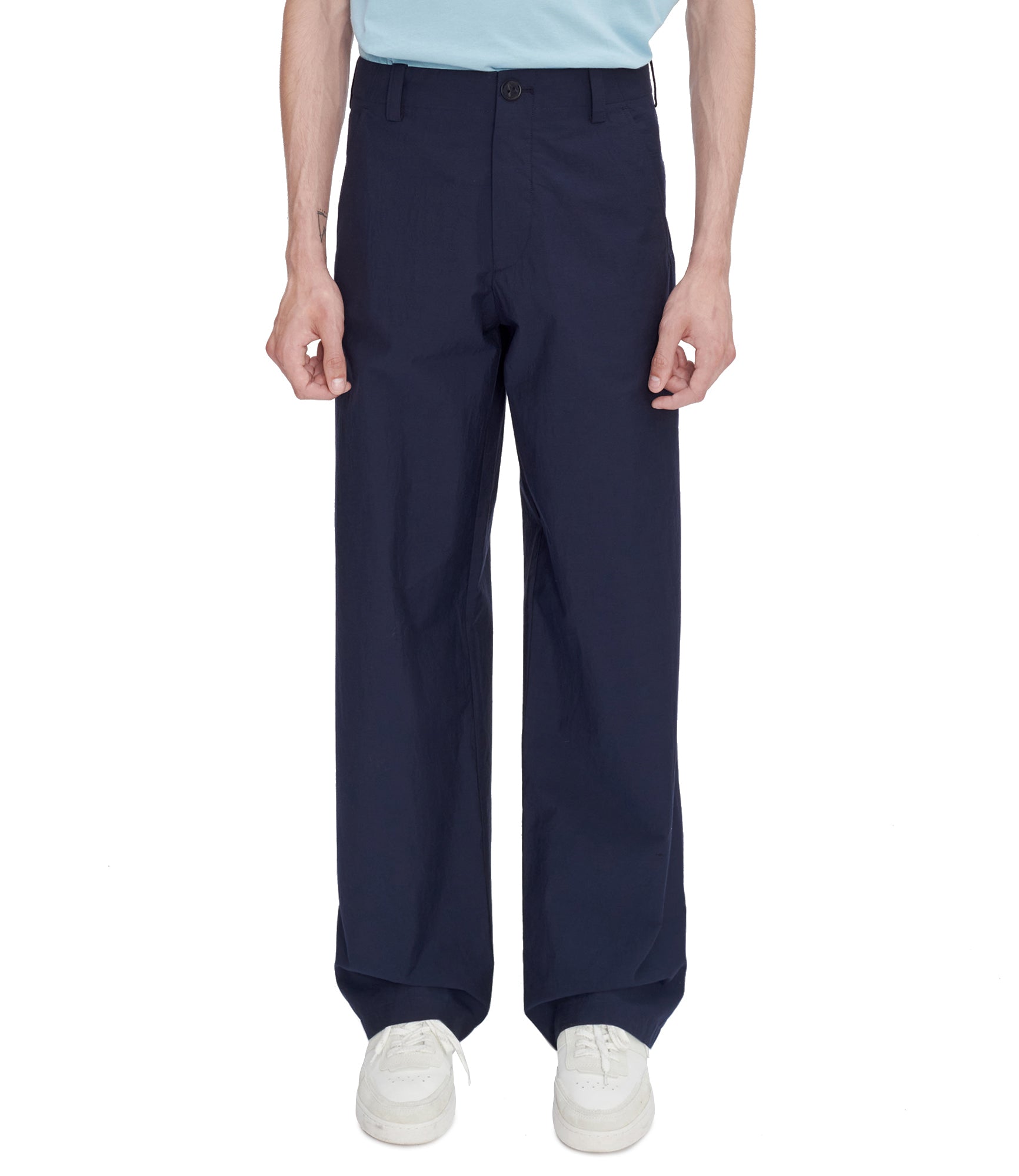パンツ A.P.C. Women Straight Pants CODBSM09002IAI Blue Straight trousers for women, high wasted pants | A.P.C.