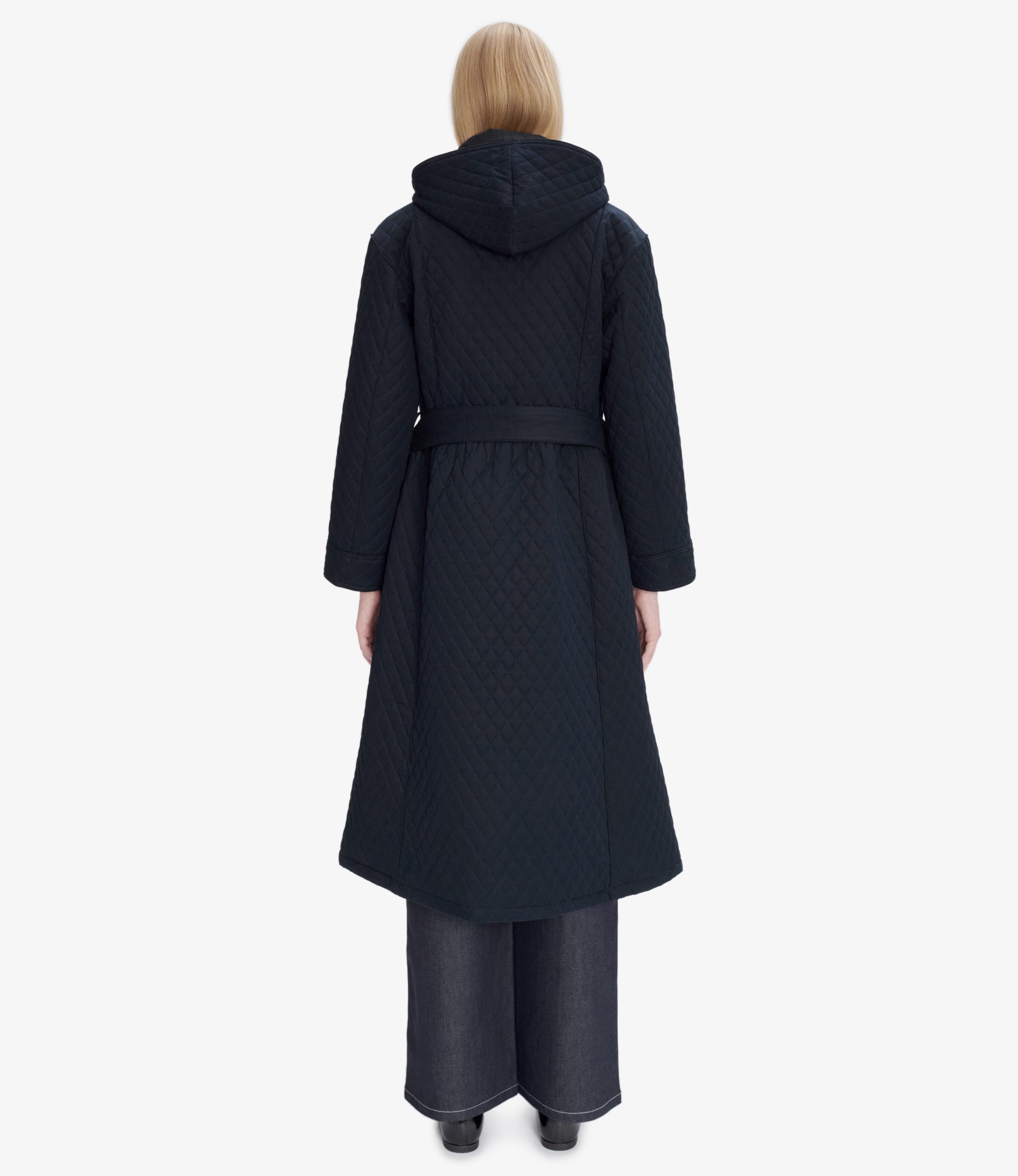 ジャケット・アウター eLLa quilting cape coat eLLa quilting cape coat（Womens Polyester Coats & Jackets）