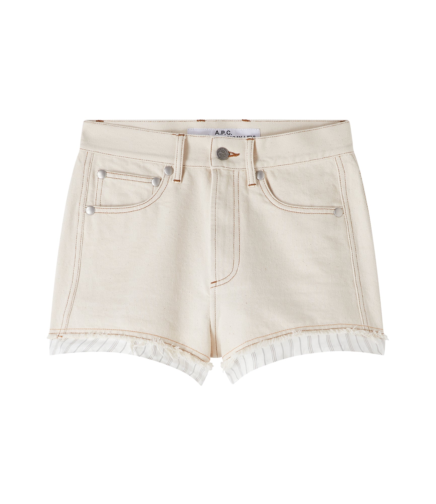 A.P.C｜SHORTS (Versailles shorts (COHBL F10203 AAD)) Versailles shorts | Ecru denim | A.P.C. Ready-to-Wear