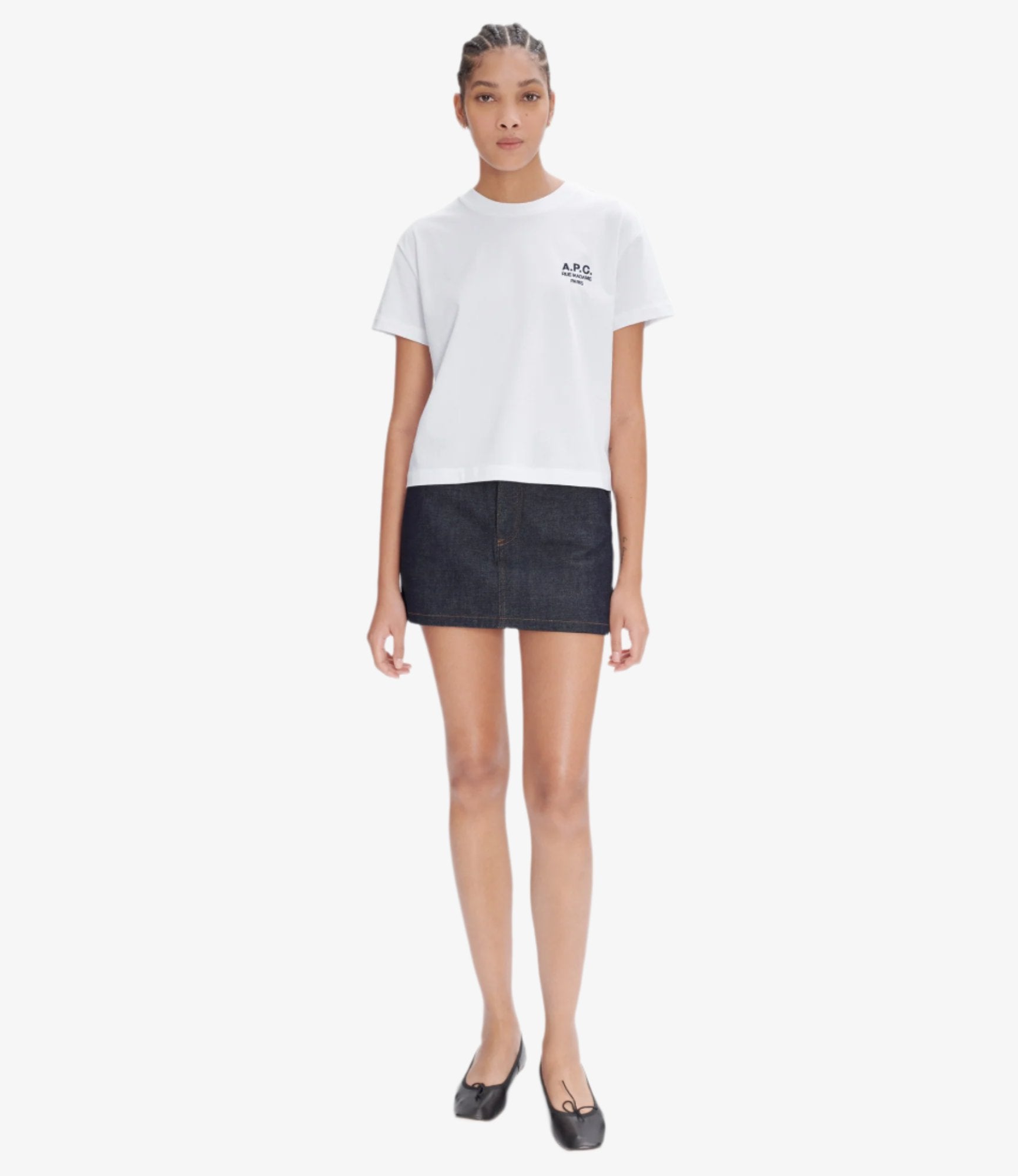 Boxy Rue Madame T-Shirt | Organic Cotton Jersey | A.P.C.