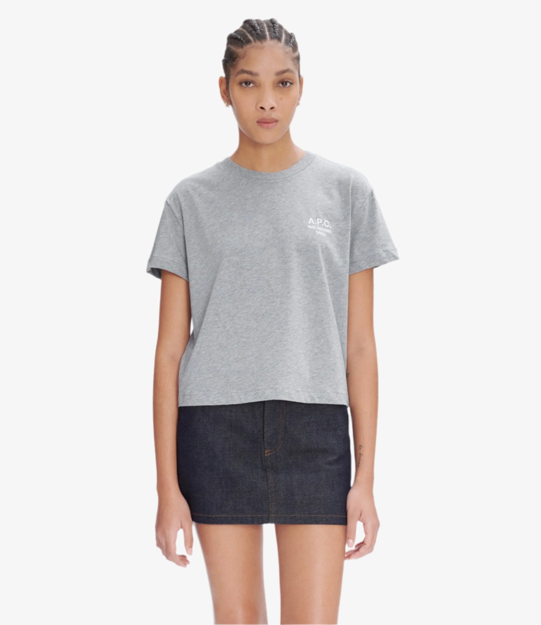 Boxy Rue Madame T-Shirt | Organic Cotton Jersey | A.P.C.