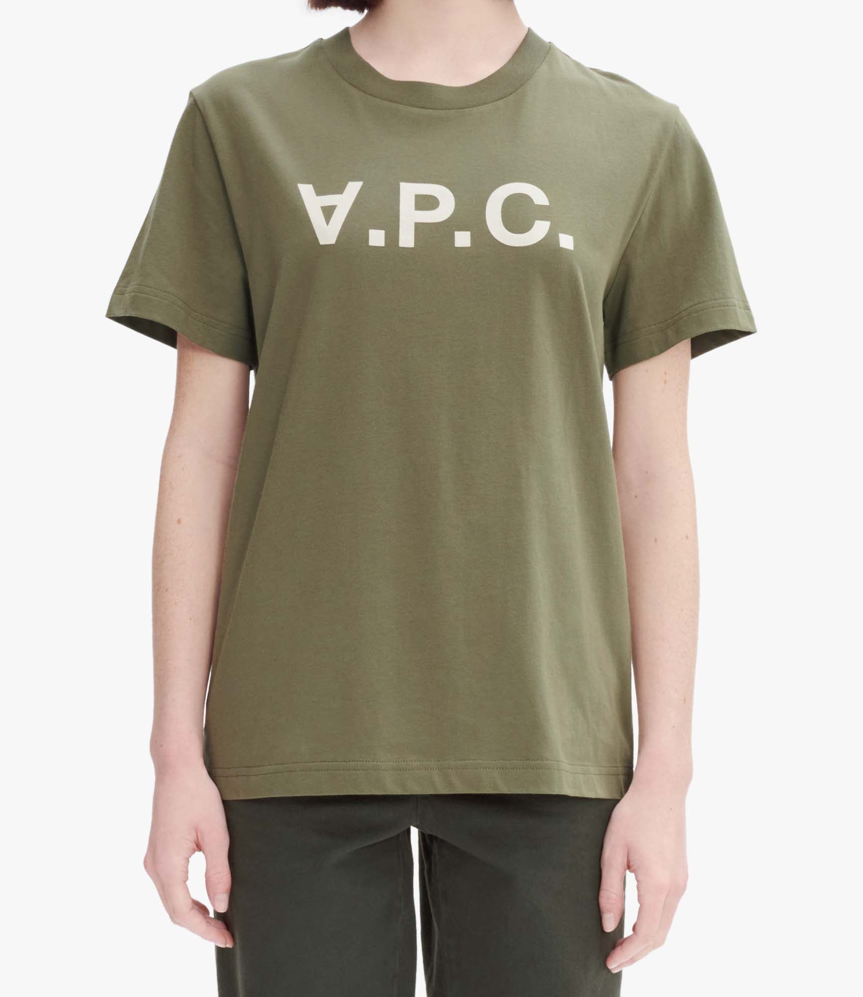 A.P.C｜ (STANDARD GRAND VPC T-SHIRT (COHBM M26384 TAE)) Grand VPC T-shirt | Organic jersey | A.P.C. Ready-to-Wear