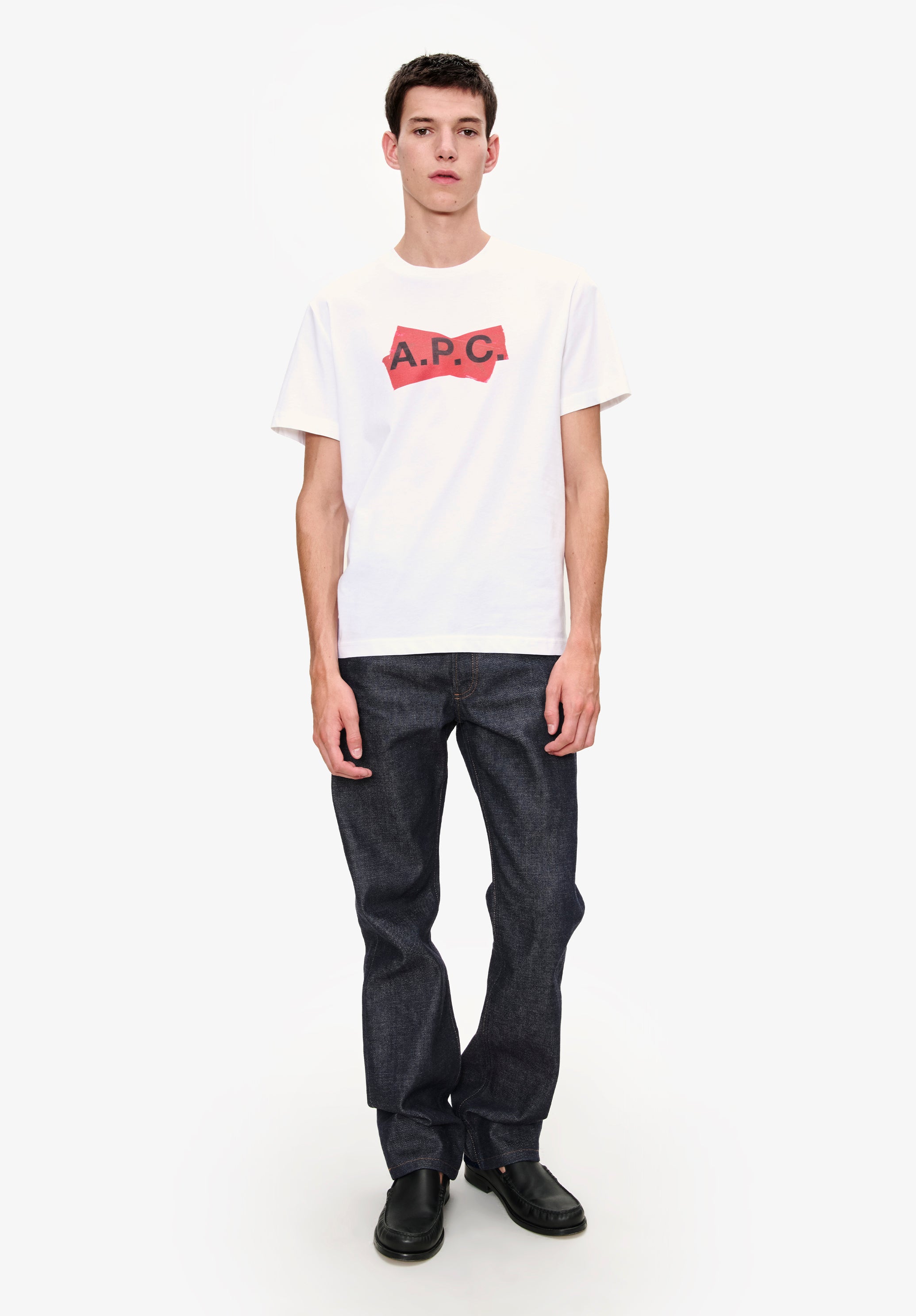 Scotch rouge T-shirt | T-shirts | A.P.C. Ready-to-Wear