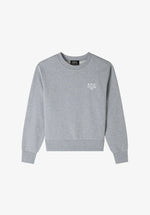 A.P.C. スウェット ITEM001-39RUE MADAME// グレー A.P.C. Crew neck sweatshirt 'APC Madame' grey | BRAUN Hamburg