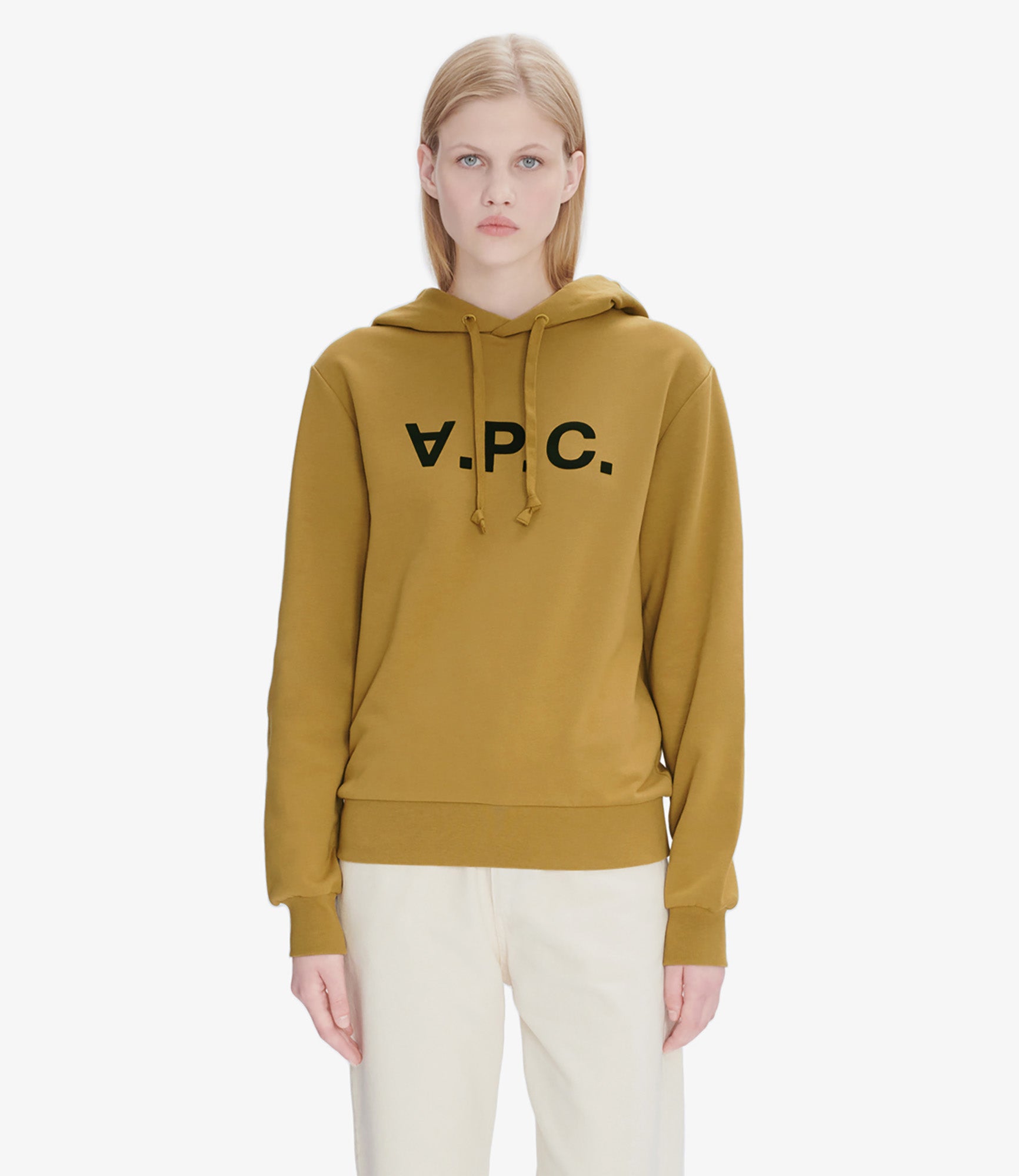 スウェット・トレーナー A.P.C. \"Petit VPC\" hoodie Brown Boxy Petit VPC hoodie | Napped organic fleece | A.P.C. Ready
