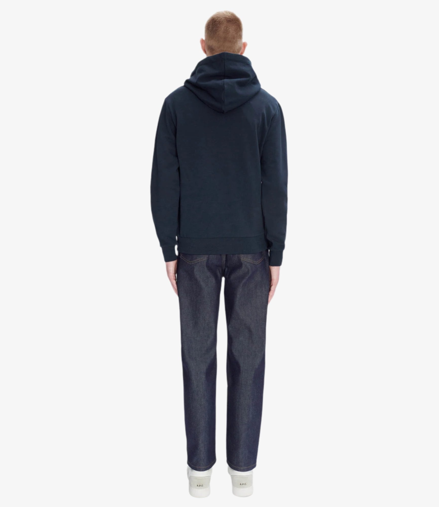 【関税込み】A.P.C. ネイビー Standard Grand 'VPC' フーディ Standard Grand VPC hoodie | Organic fleece | A.P.C. Ready-to