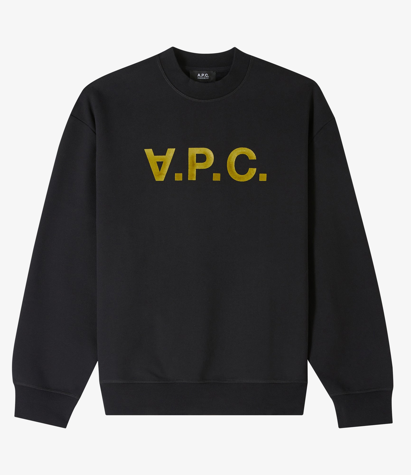 【送料関税込み・本物保証】A.P.C. VPC Logo Crew Sweatshirt Boxy Petit VPC sweatshirt | Napped organic fleece | A.P.C.