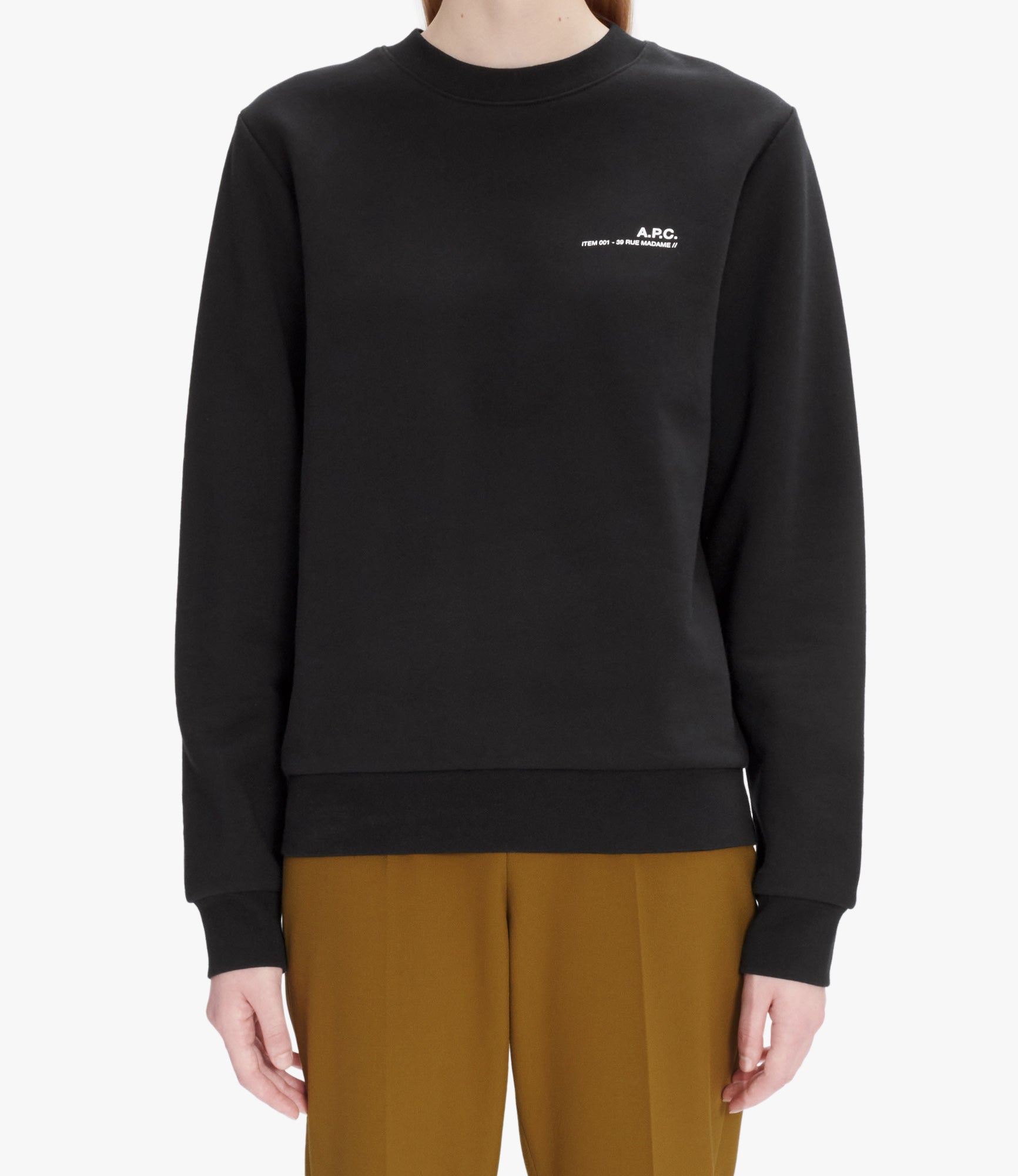 パーカー・フーディ A.P.C. SS25 Sweatshirts (COHBV M27914 TZC) A.P.C. HOODIE STANDARD RUE MADAME GOTS Black | BSTN Store