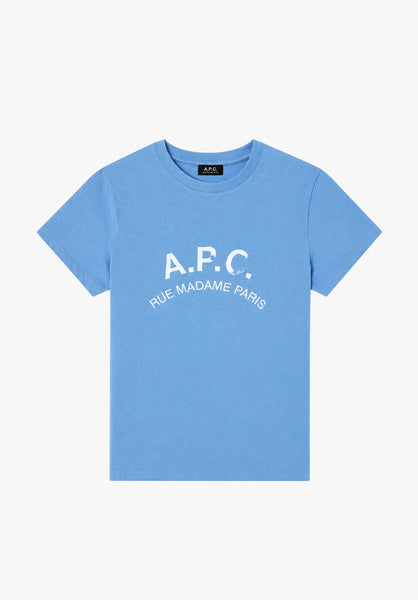 A.P.C. | T-Shirt With Vintage-Effect A.P.C. Logo | T-shirts