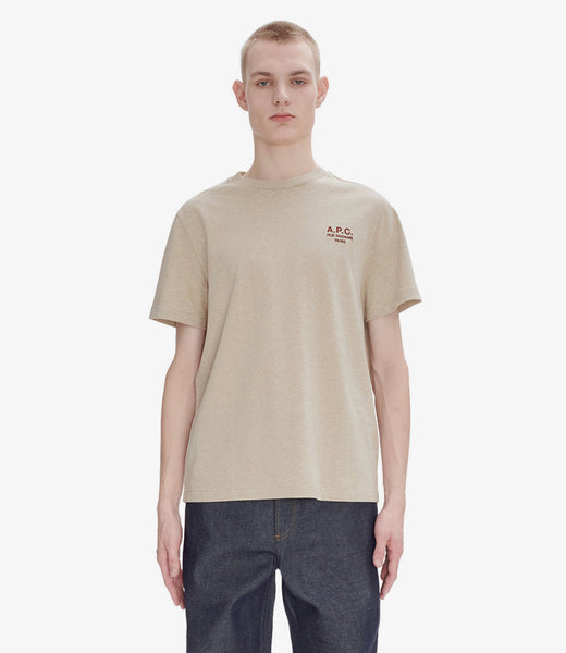 A.P.C｜ (T-SHIRT STANDARD RUE MADAME (COHBU M26388 TAE)) Standard Rue Madame T-shirt | Organic jersey | A.P.C. Ready