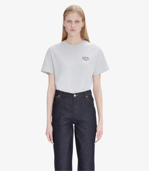 A.P.C｜ (T-SHIRT STANDARD RUE MADAME (COHBU M26388 TAE)) Standard Rue Madame T-shirt | 100% cotton | A.P.C. Ready-to-Wear