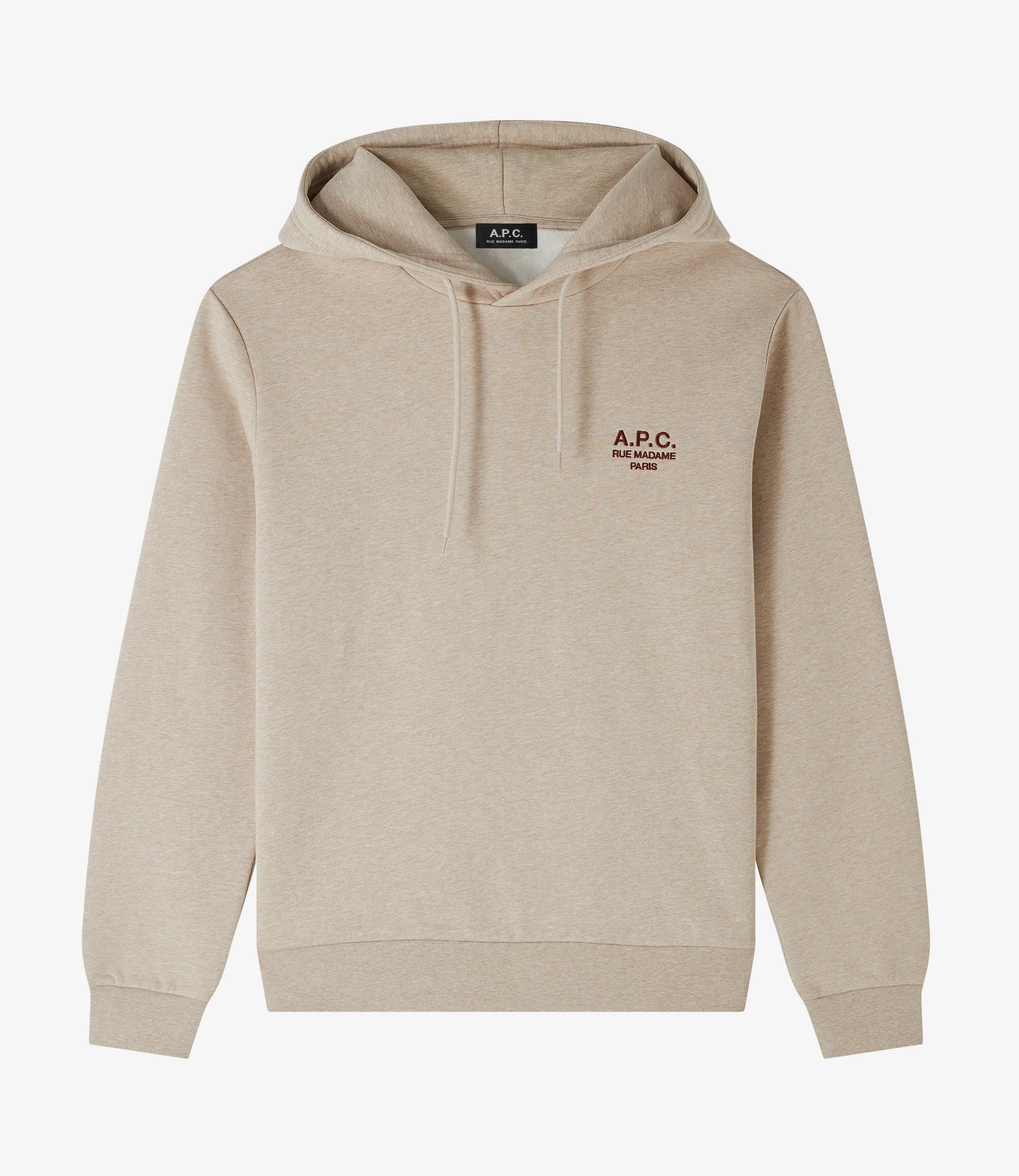 Standard Rue Madame hoodie | Napped organic fleece | A.P.C.