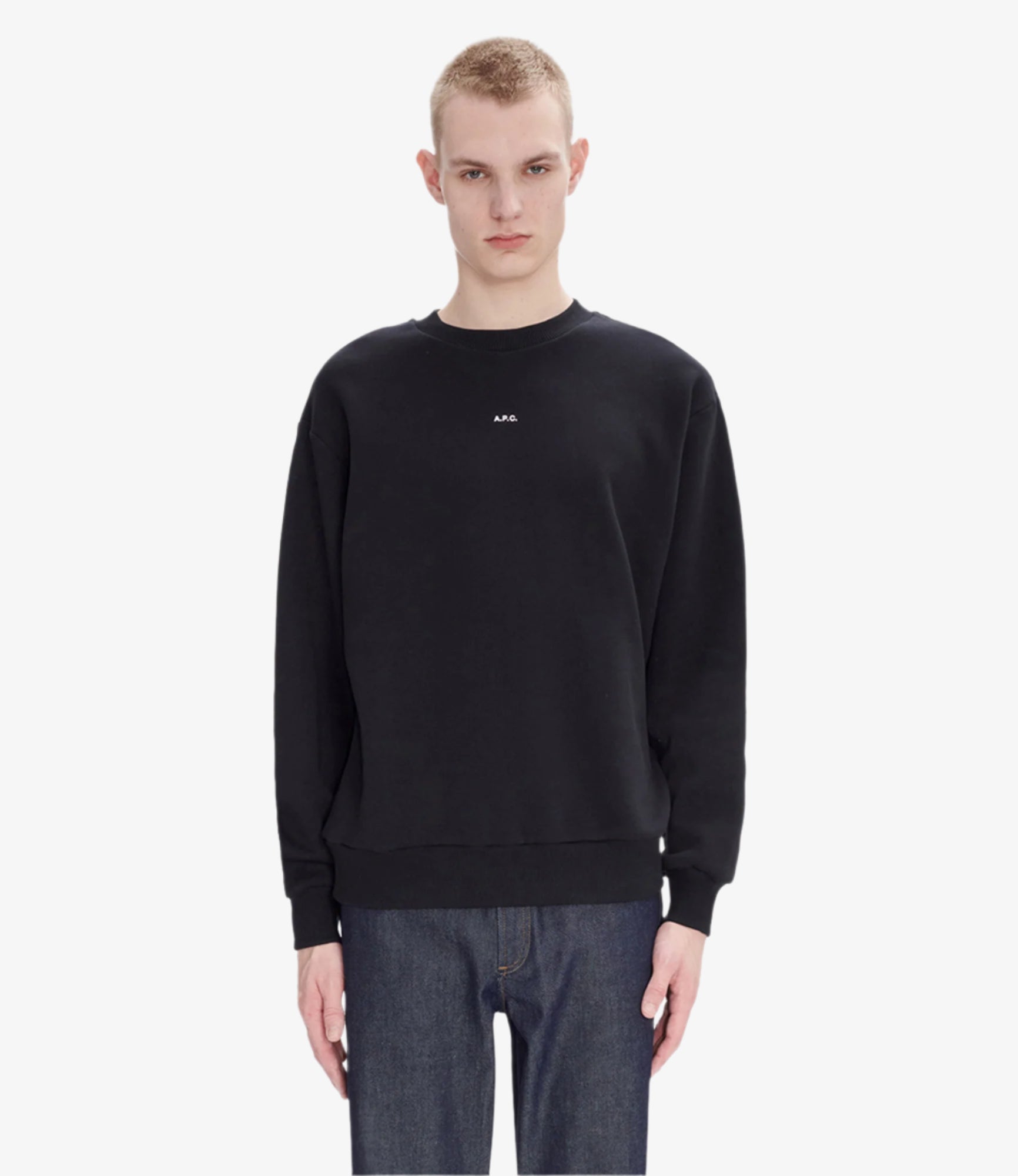 A.P.C｜ (SWEAT BOXY MICRO LOGO (COHBX H27910 TPP)) Boxy Micro Logo sweatshirt | A.P.C.