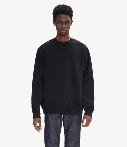 MOCK NECK SWEAT BLACK – RUFFLOG