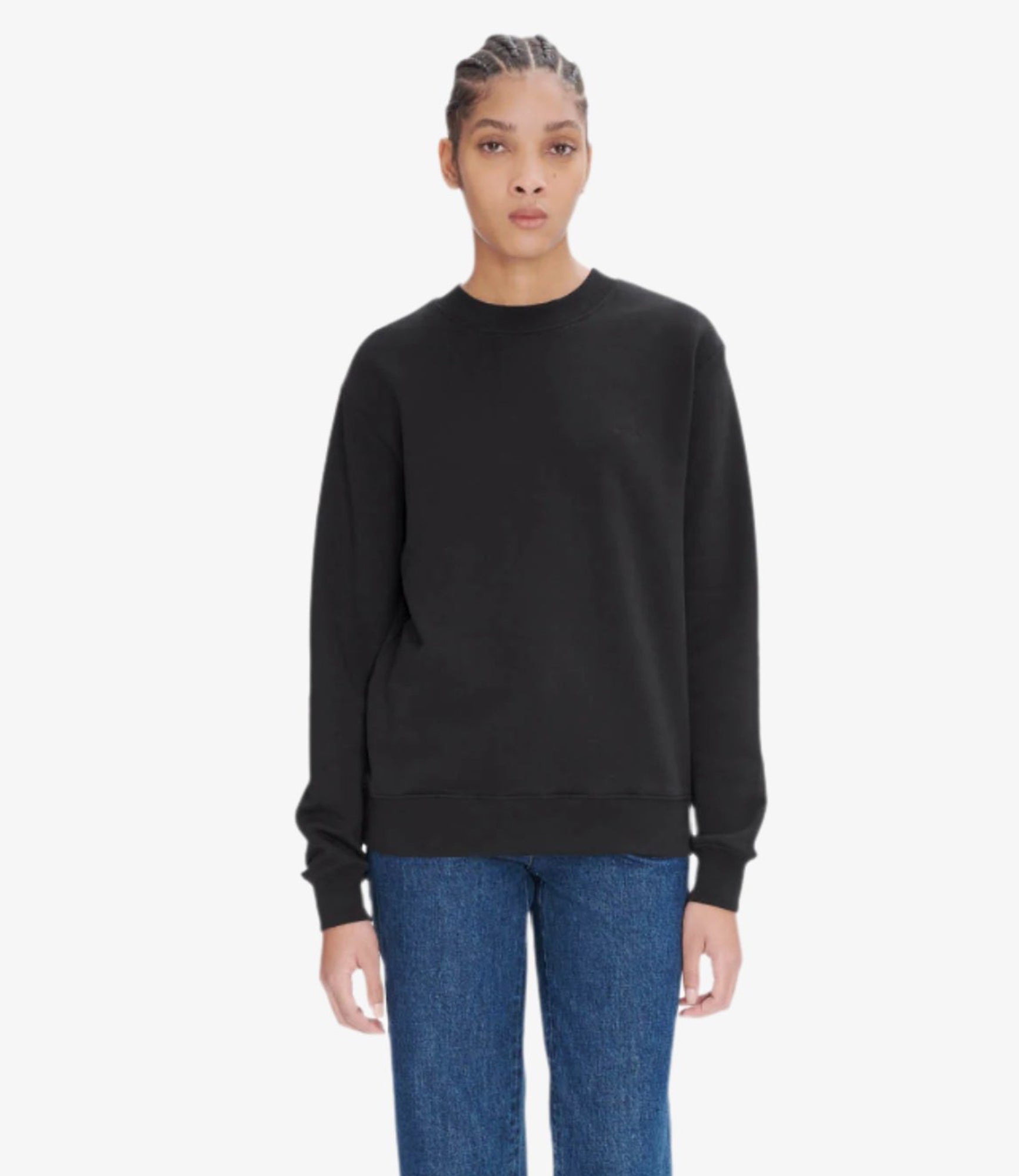 A.P.C｜ (SWEAT STANDARD APC BRODEE (COHBY M27919 PLA)) Standard A.P.C. Brodé Sweatshirt | Organic Jersey | A.P.C.