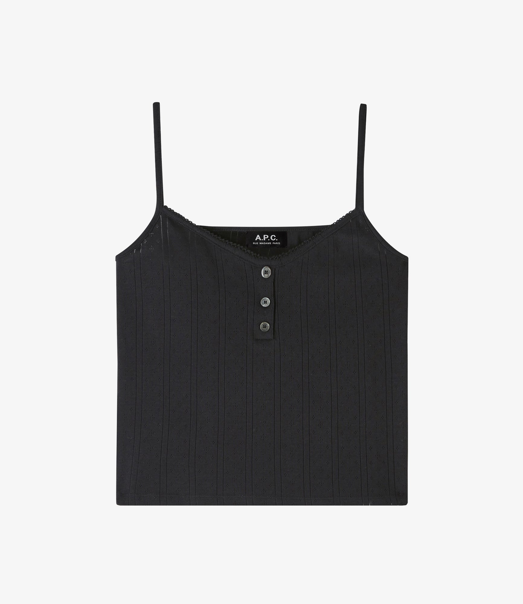 トップス CLANE THIN STRAP A LINE TOPS BLACK CLANE/ (CLANE) THIN STRAP A LINE TOPS A-line top Beige Size