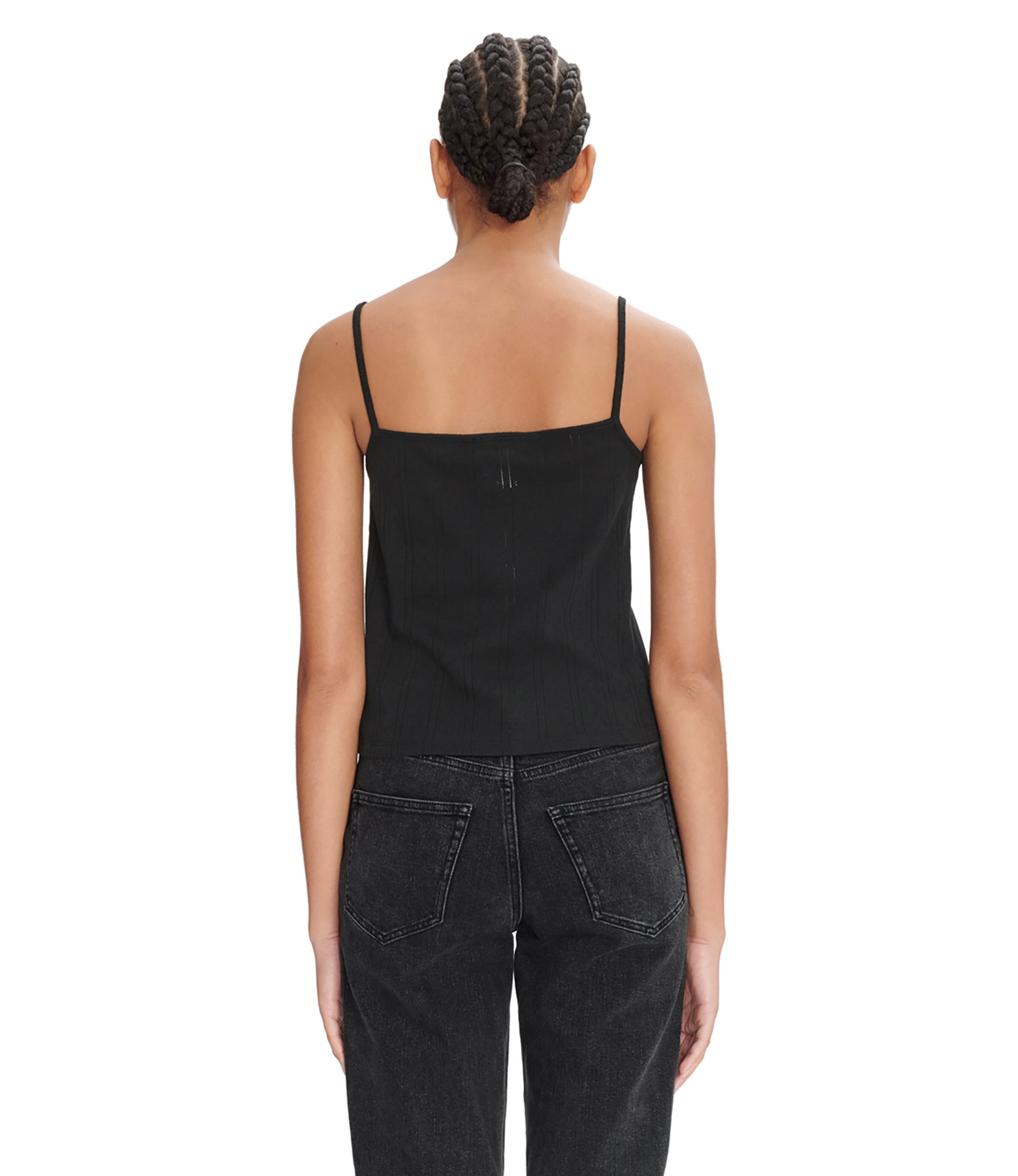 Adèle tank top | Organic cotton with small openwork