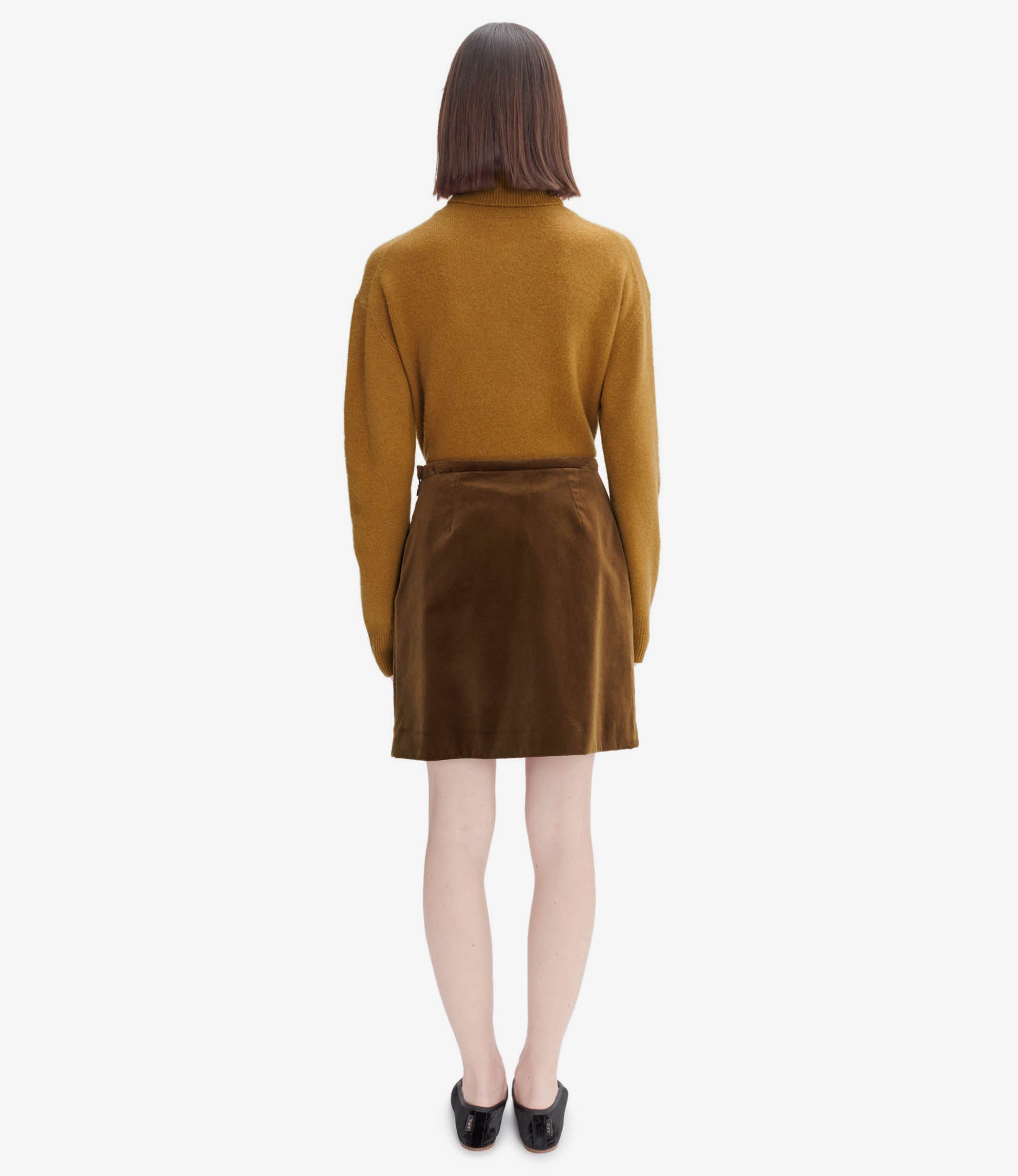 スカート A.P.C. Women Mid Skirts COHET F06435 IAL Blue Christie skirt | Organic stonewashed indigo denim | A.P.C.