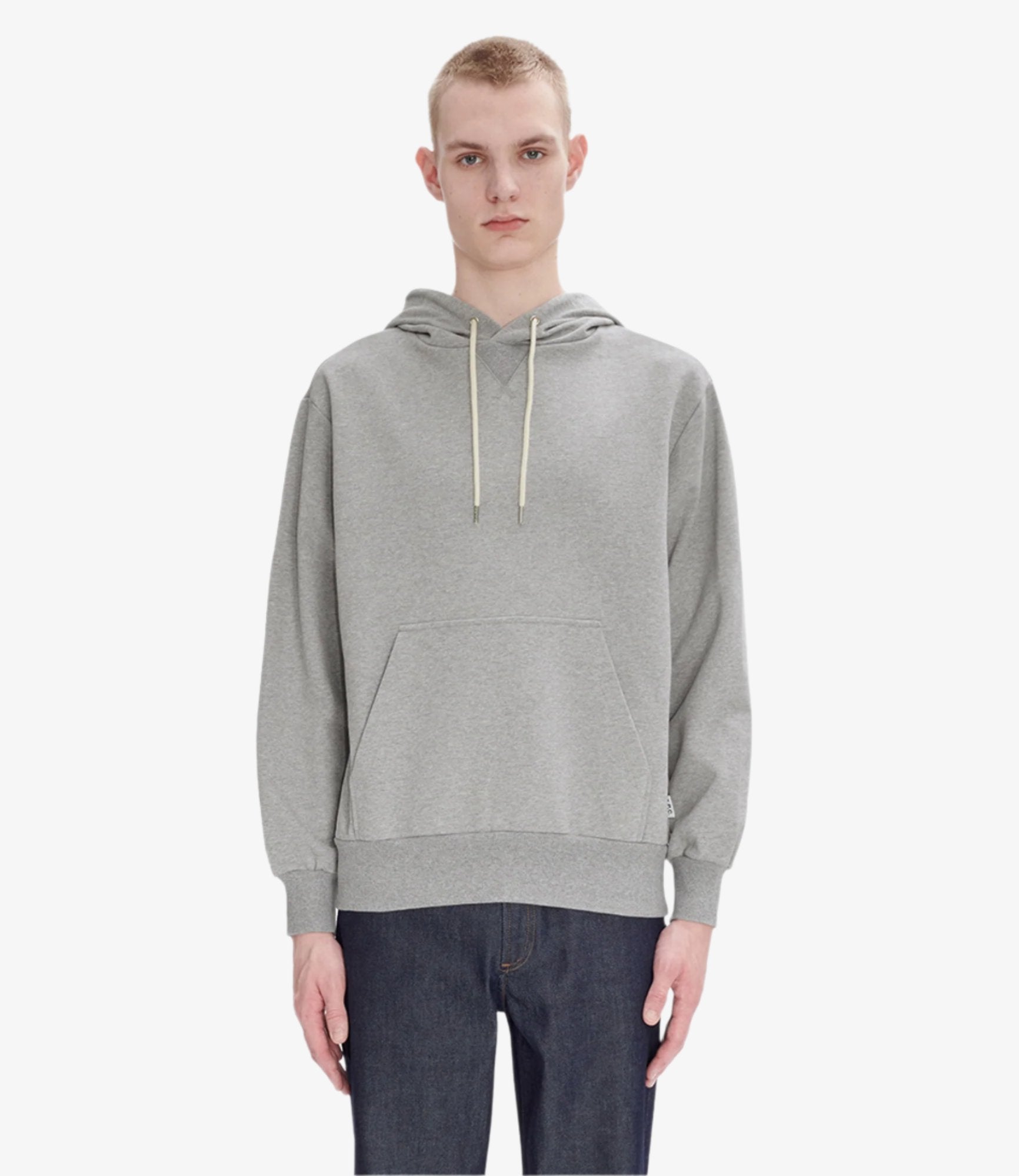 Boxy Tab Hoodie | Organic Jersey | A.P.C. Ready-to-Wear