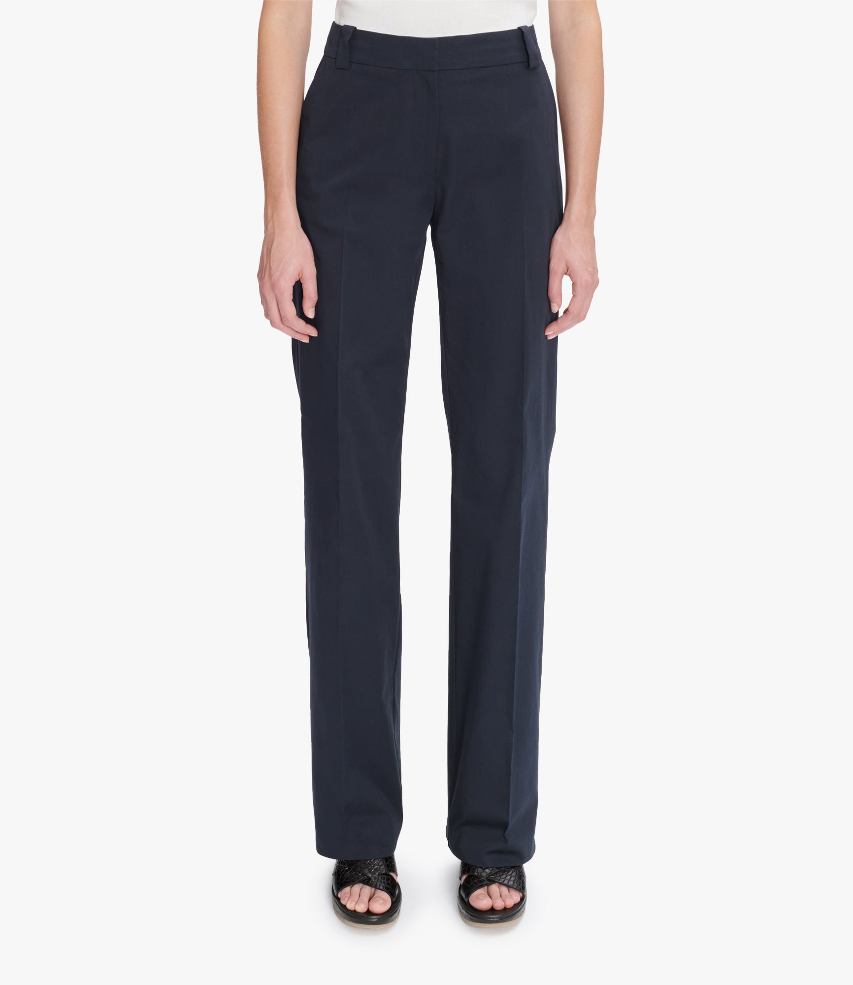 パンツ A.P.C. Women Straight Pants PSAIZ F08462IAK Navy A.P.C. Women's Pants | Effortless Elegance | Ready-to-Wear