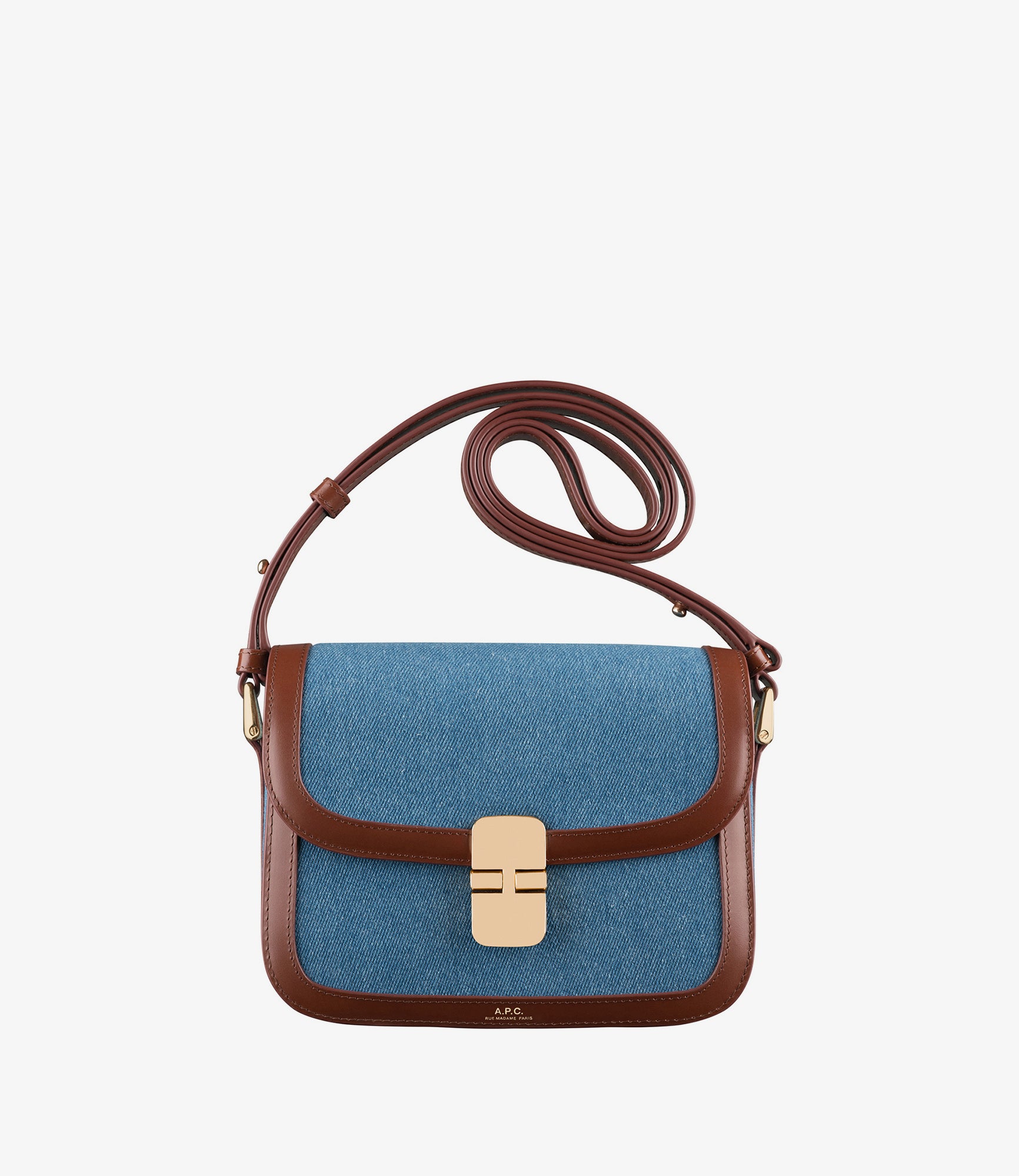 Grace Small bag | Suede calfskin and smooth leather | A.P.C.
