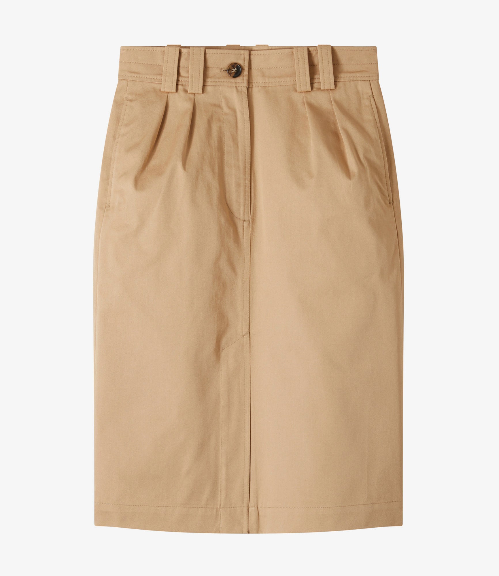 A.P.C｜SKIRTS (Deauville skirt (COGXX F06300 IAB)) Blue Deauville Denim Midi Skirt by A.P.C. on Sale