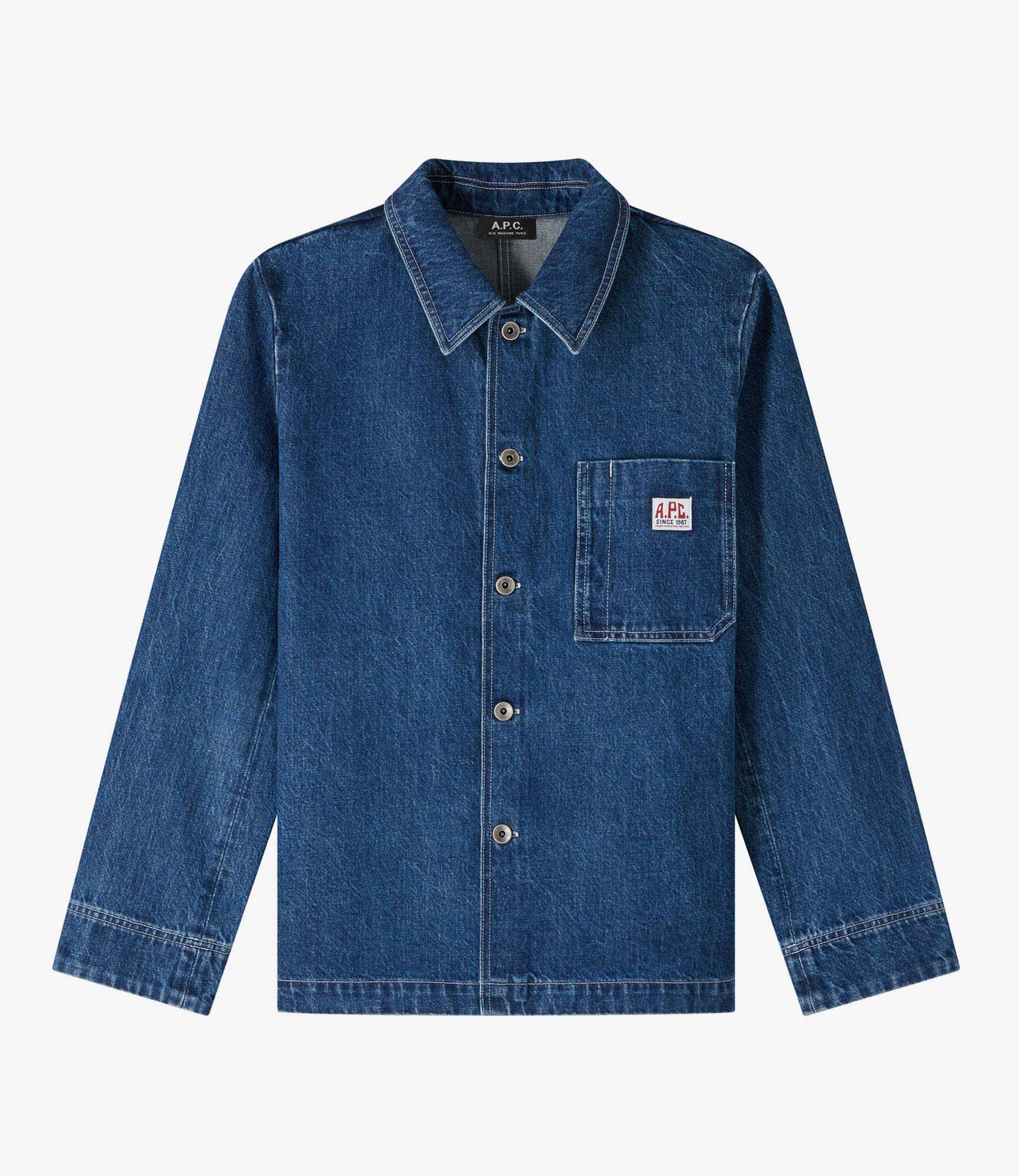 Ralph jacket | Organic stonewashed indigo denim | A.P.C.