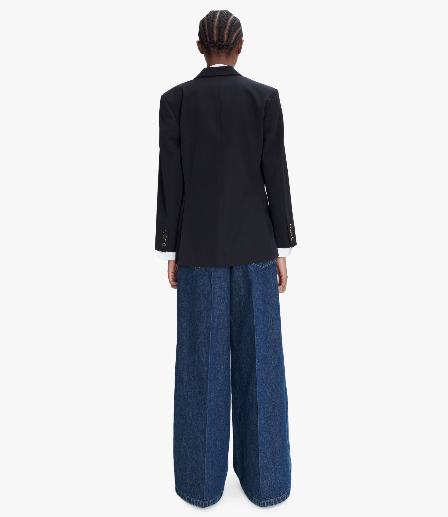 スーツ A.P.C. Women Suit Jackets COHEY F03226 IAK BLUE Corta blazer Anastasia Barbieri | A.P.C.