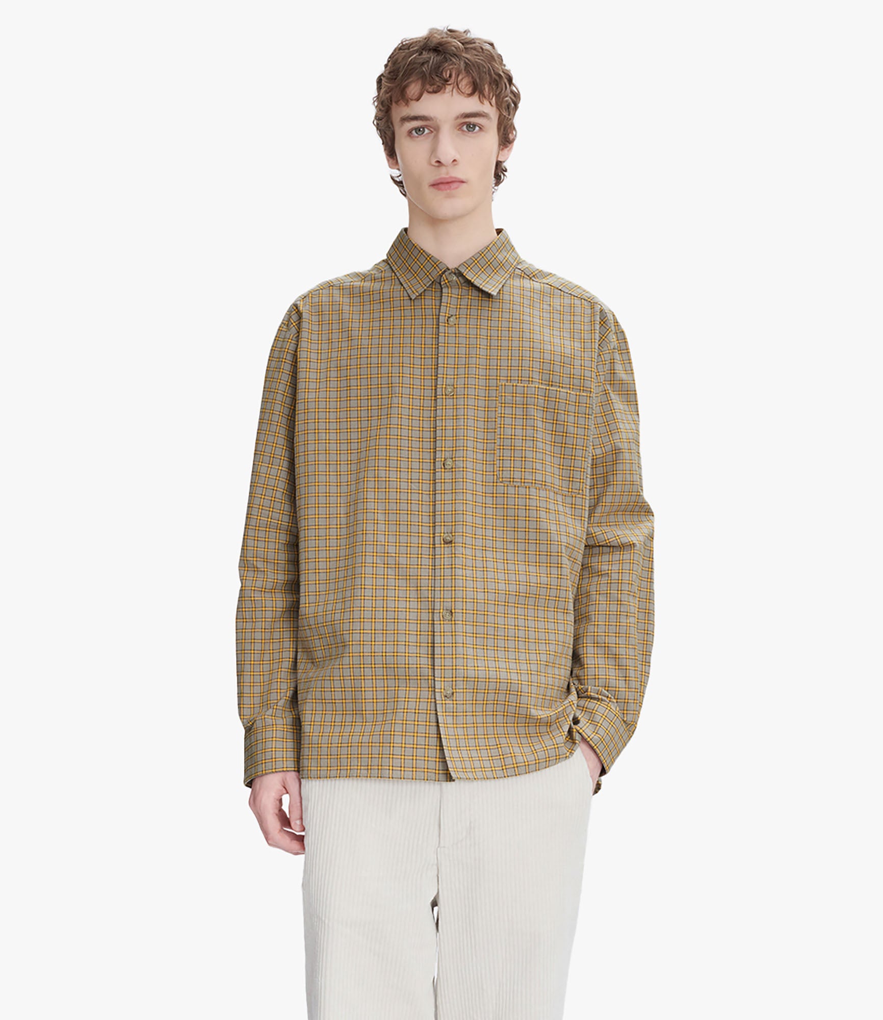 MARKAWARE (マーカウェア) W COLLAR NAVAL SHIRT / ダブルカラー