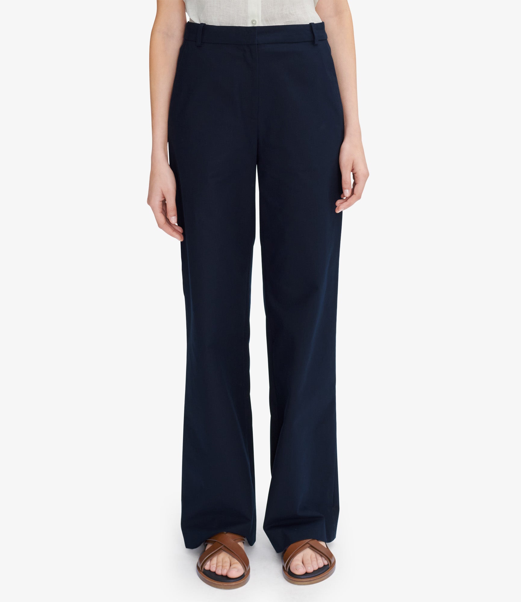 パンツ A.P.C. Women Straight Pants COHEQF09085 IAL BLUE A.P.C. - Seaside Jeans in Washed Black – gravitypope