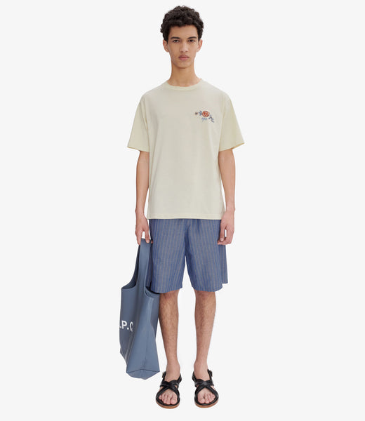 A.P.C｜SHORTS (Oralne Shorts (COHFU F10214 AAD)) A.P.C. Écru cotton bermuda shorts | TheDoubleF
