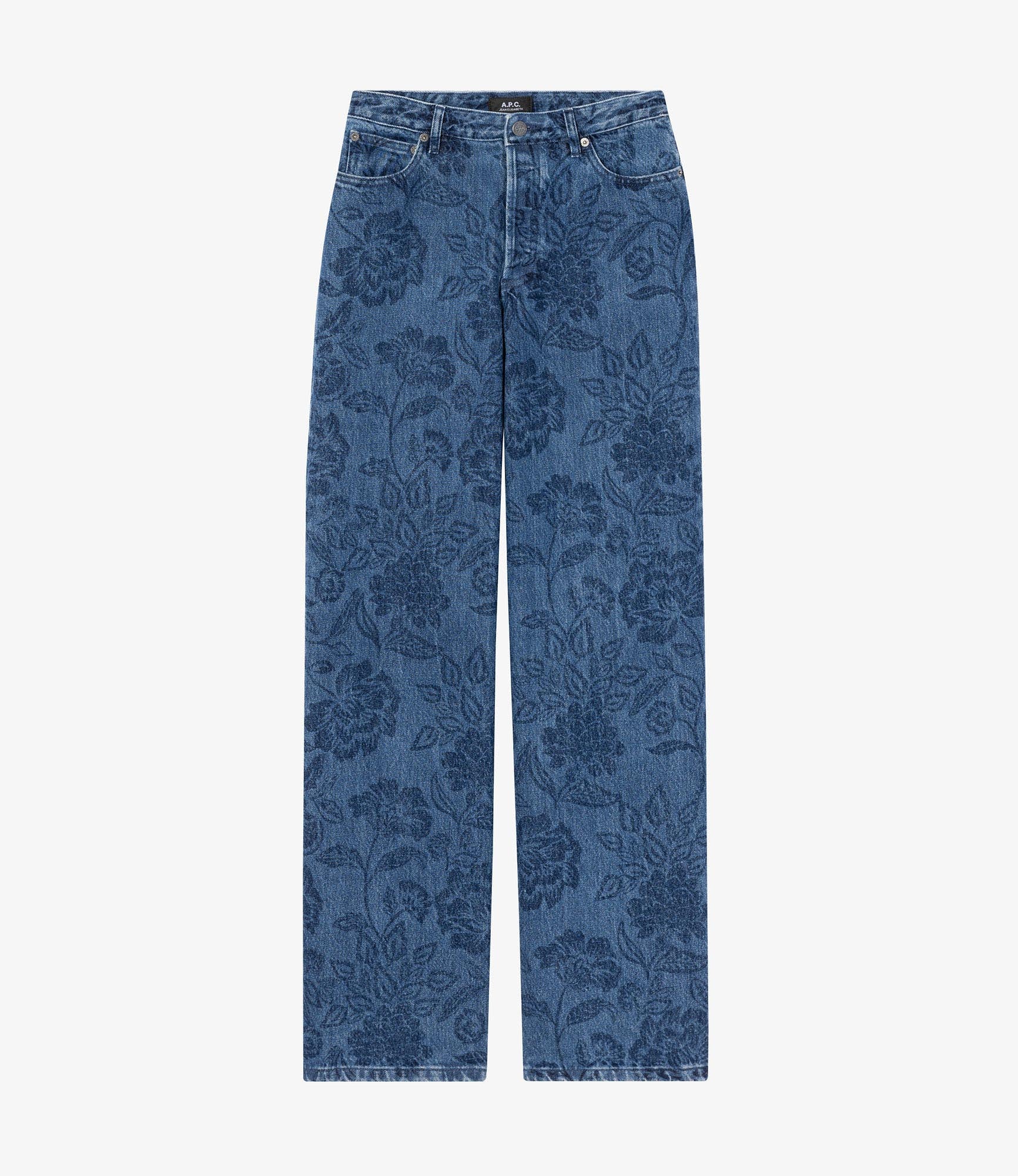 Elisabeth jeans | Floral-print denim | A.P.C. Ready-to-Wear