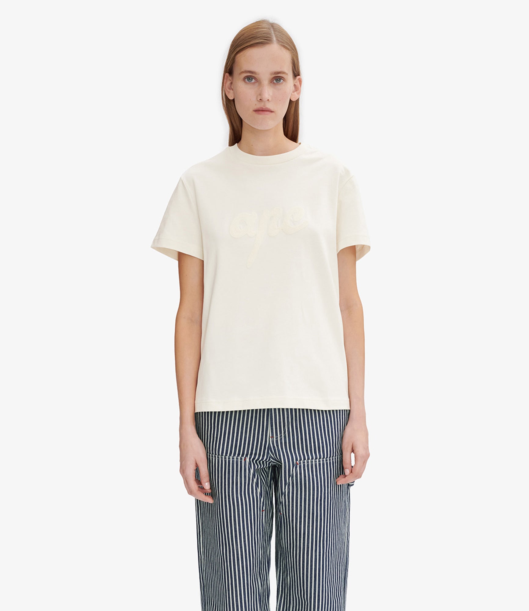 Tシャツ・カットソー A.P.C. t-shirt lenny (52816) Lenny T-shirt | Organic jersey | A.P.C. Ready-to-Wear