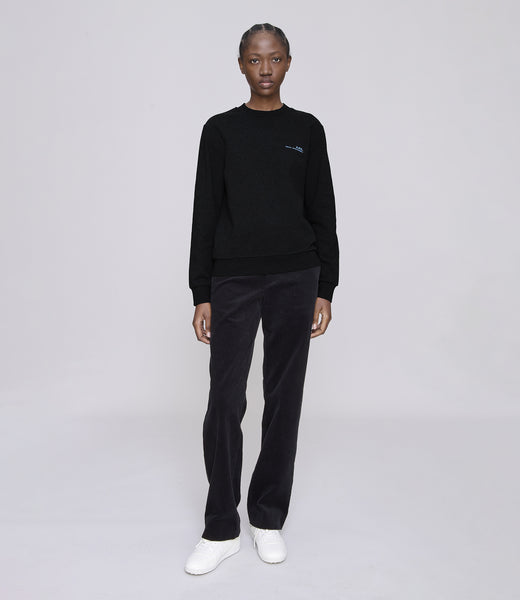 スウェット・トレーナー A.P.C. Black Cotton Sweatshirt Standard Item sweatshirt | 100% cotton | A.P.C. Ready-to-Wear
