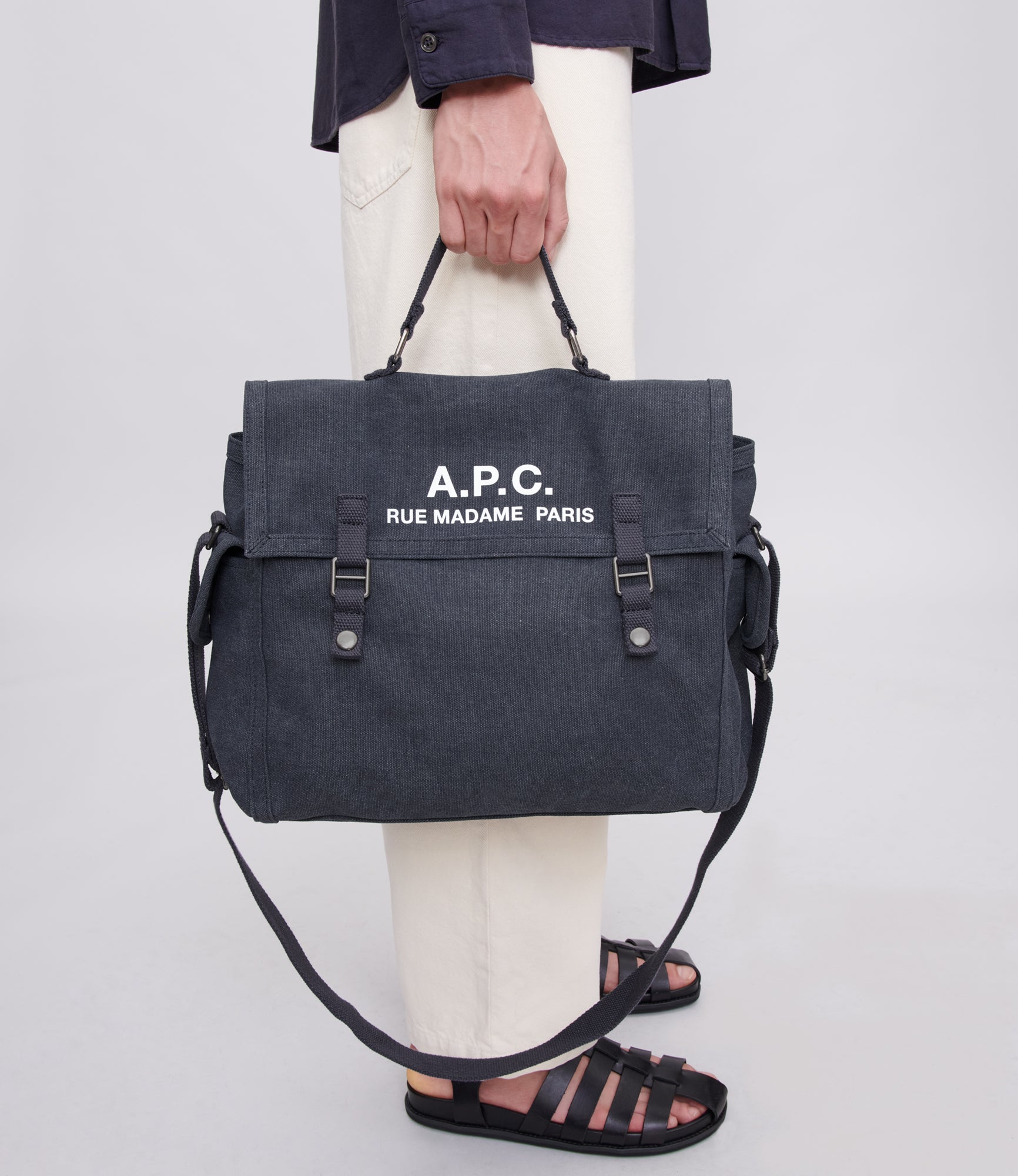Récuperation satchel | 50% cotton 50% polyester | A.P.C. Accessories