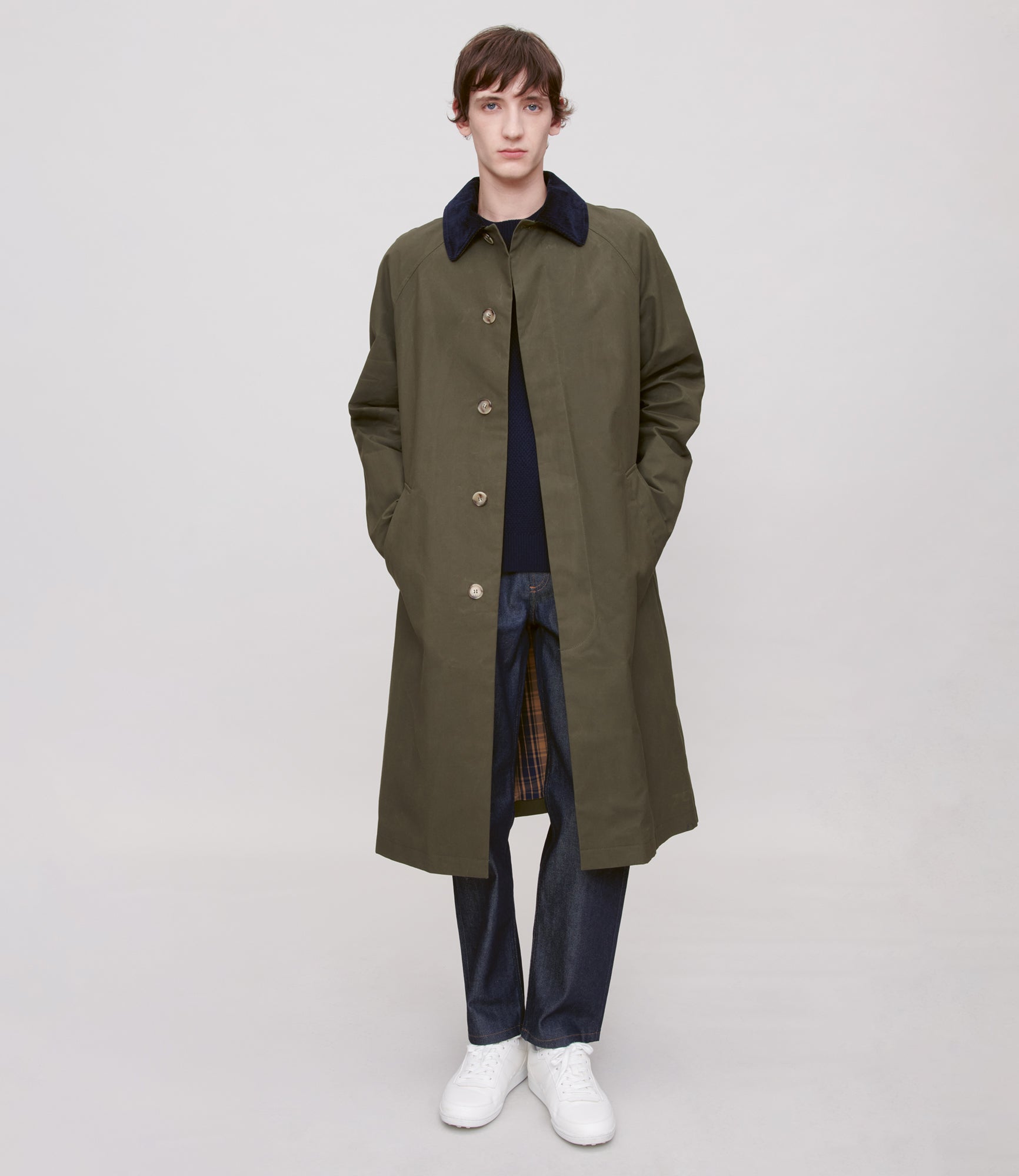 A.P.C|COATS ( Mac Gaspard (COHAK F01507 IAK)) Gaspard mac | 100% cotton | A.P.C. Ready-to-Wear