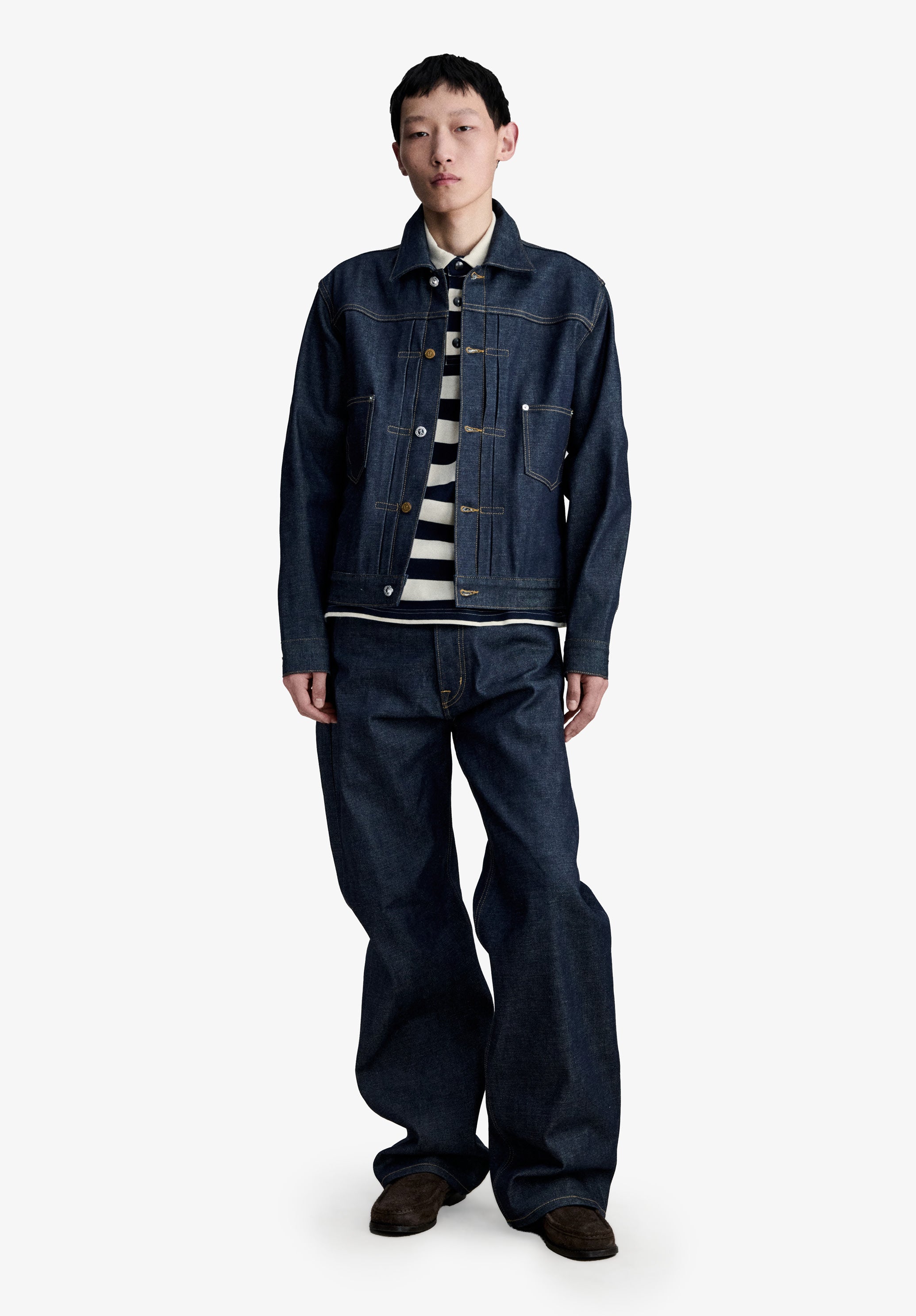 A.P.C. Brain Dead Trucker Jacket | Brain Dead raw denim | Ready-to