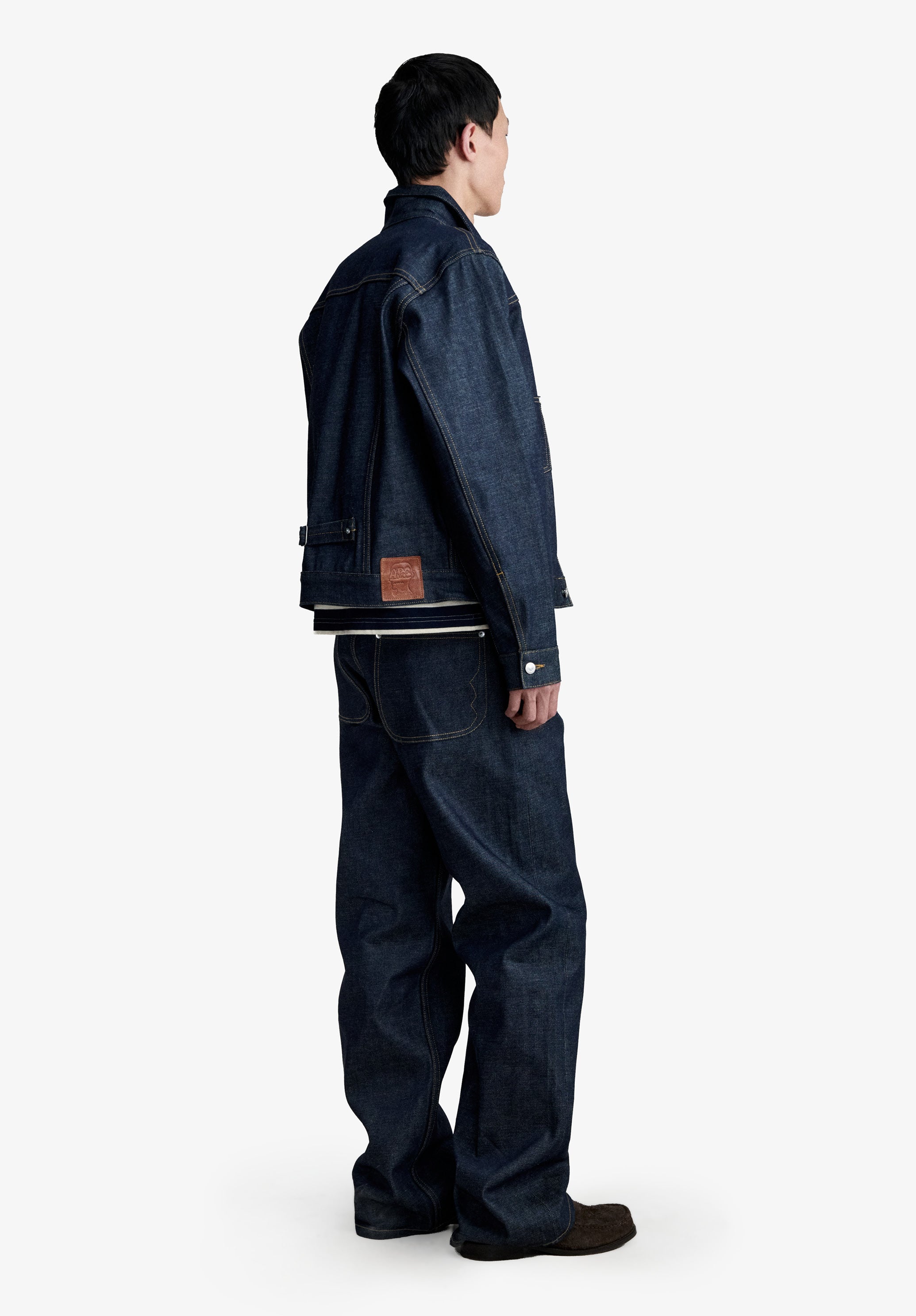 A.P.C. Brain Dead Trucker Jacket | Brain Dead raw denim | Ready-to